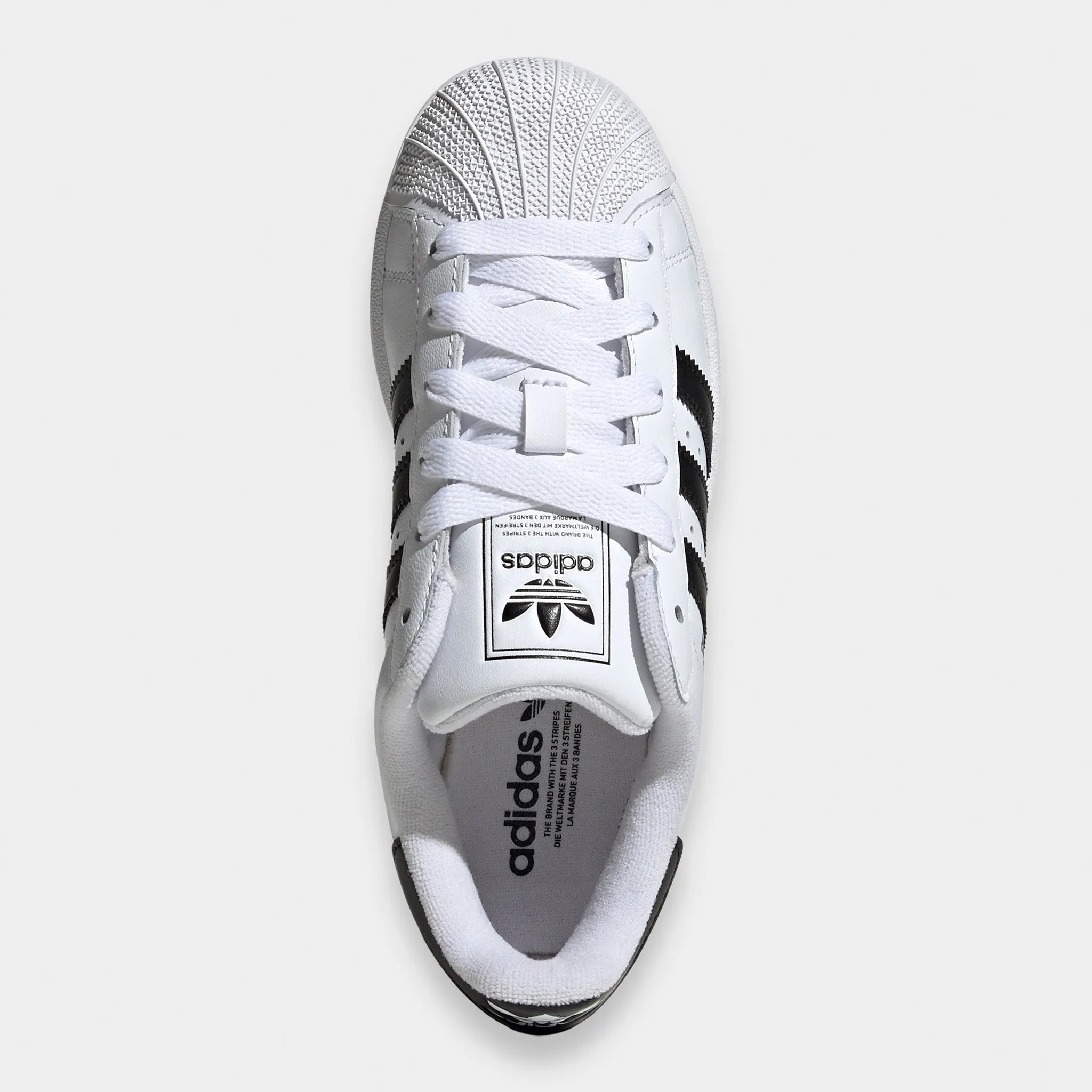 adidas Juniors' Superstar II Footwear White / Core Black Urban Speed Ankle Hugging Collar