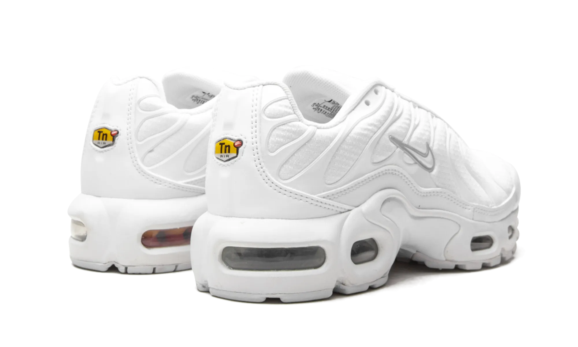 10K running shoes long - distance capable Air Max Plus GS "Triple White"