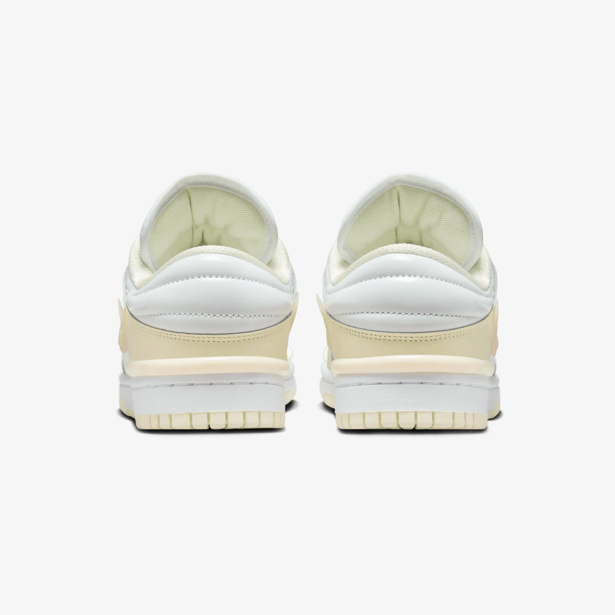 Nike | DUNK LOW TWIST  { COCONUT MILK/GUAVA ICE-WHITE Breathable Tongue Design