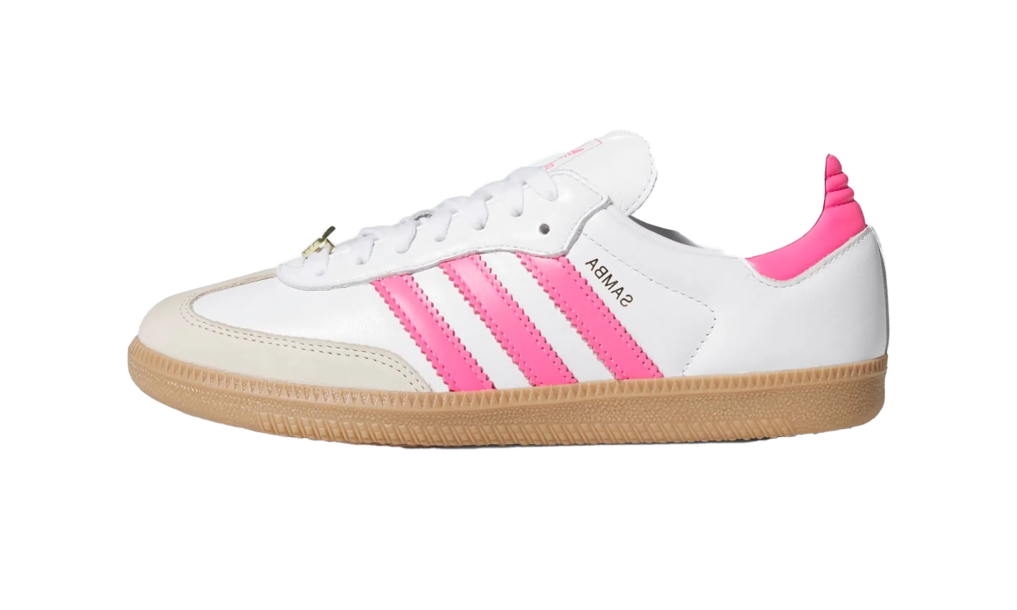 Anti   Slip Feature Foot Control Samba OG "White Lucid Pink"