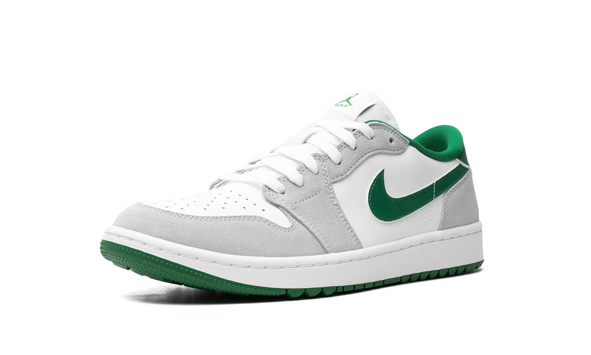 Tailored Design Reinforced toe box Air Jordan 1 Low Golf "Pine Green"
