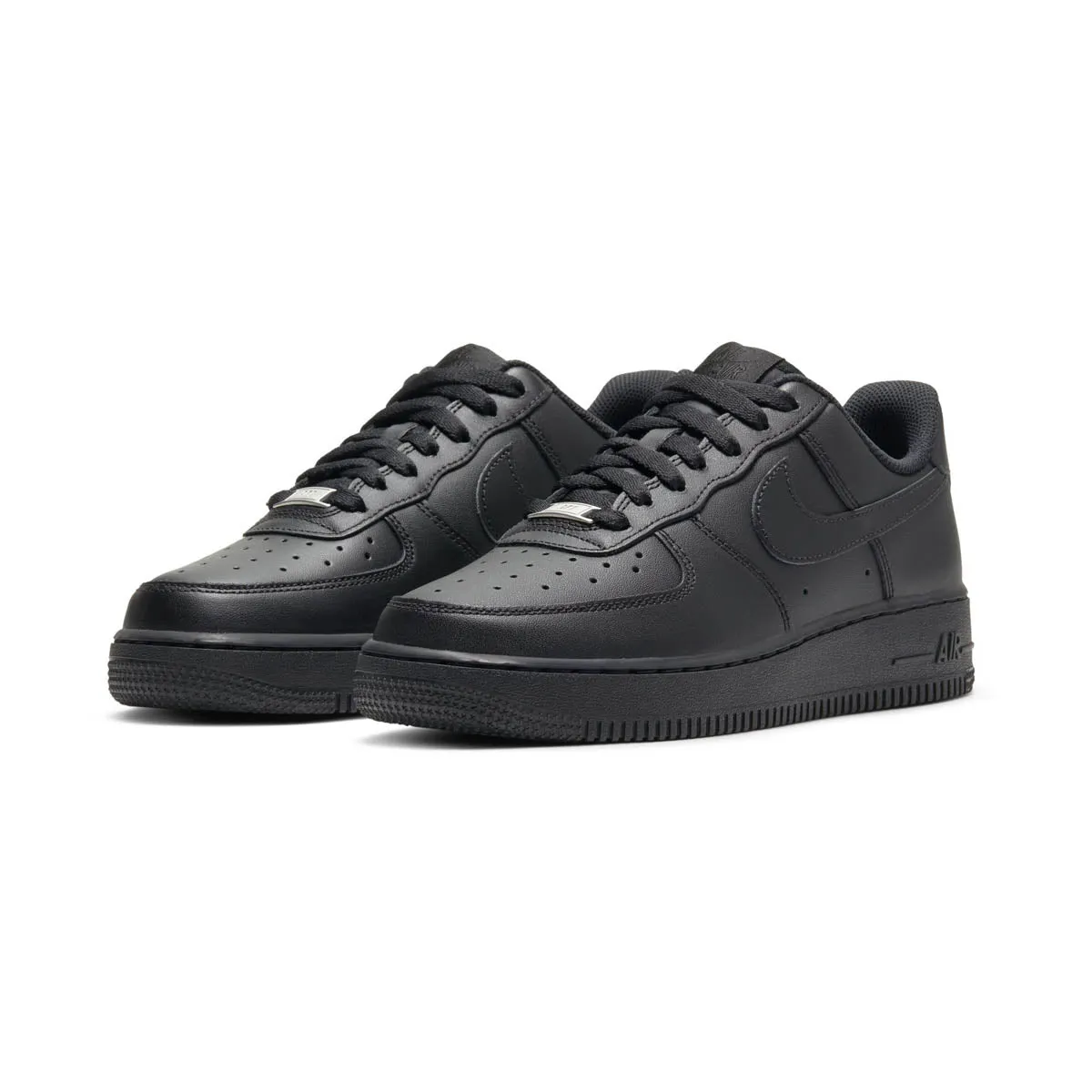 Nike Air Force 1 '07 'All Black' Women's Shoes Long Wear Elevated traction