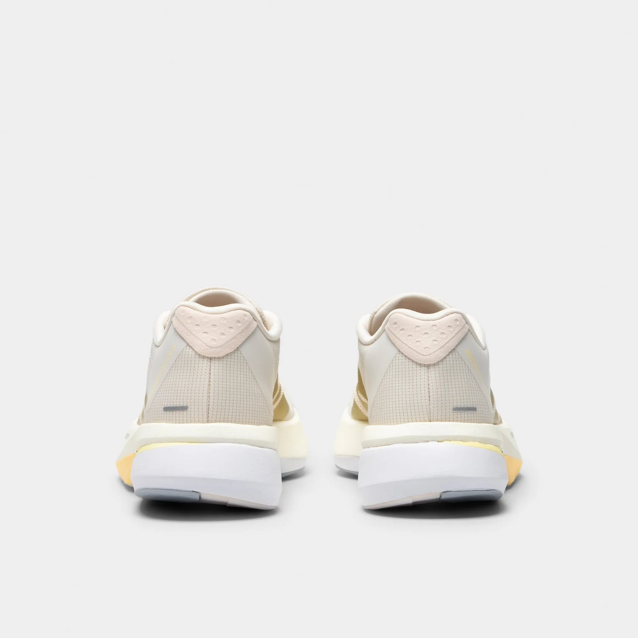 Fashion Trends Abrasion Resistant Toe adidas Women's Adizero Boston 13 Chalk White / Gold Metallic - Orange Tint