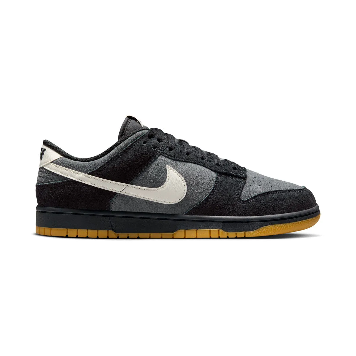 Nike Dunk Low Retro SE 'Black Grey' Men's Shoes High Rebound Outsole Bacterial Inhibition