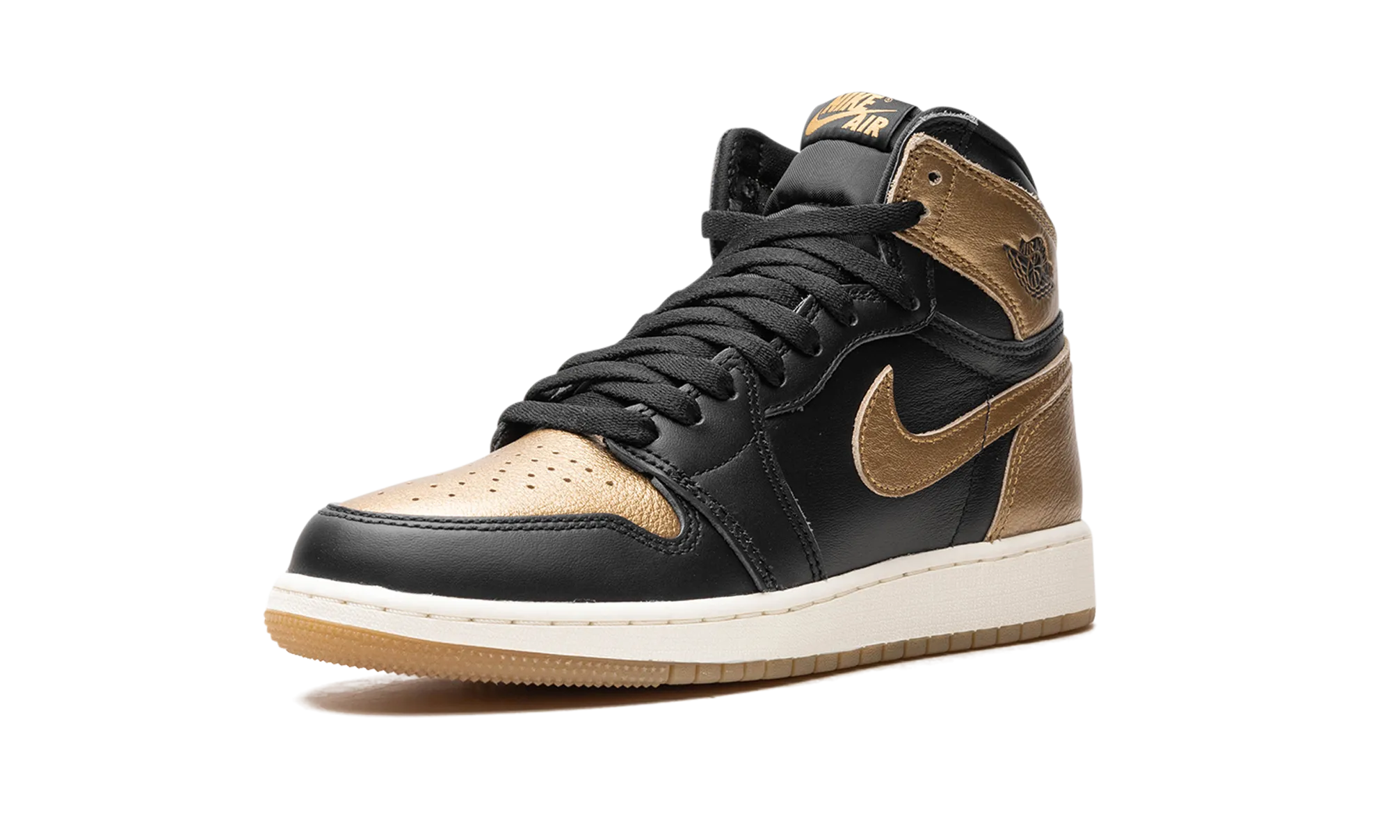 Air Jordan 1 GS "Black Metallic Gold" Flexi Fit