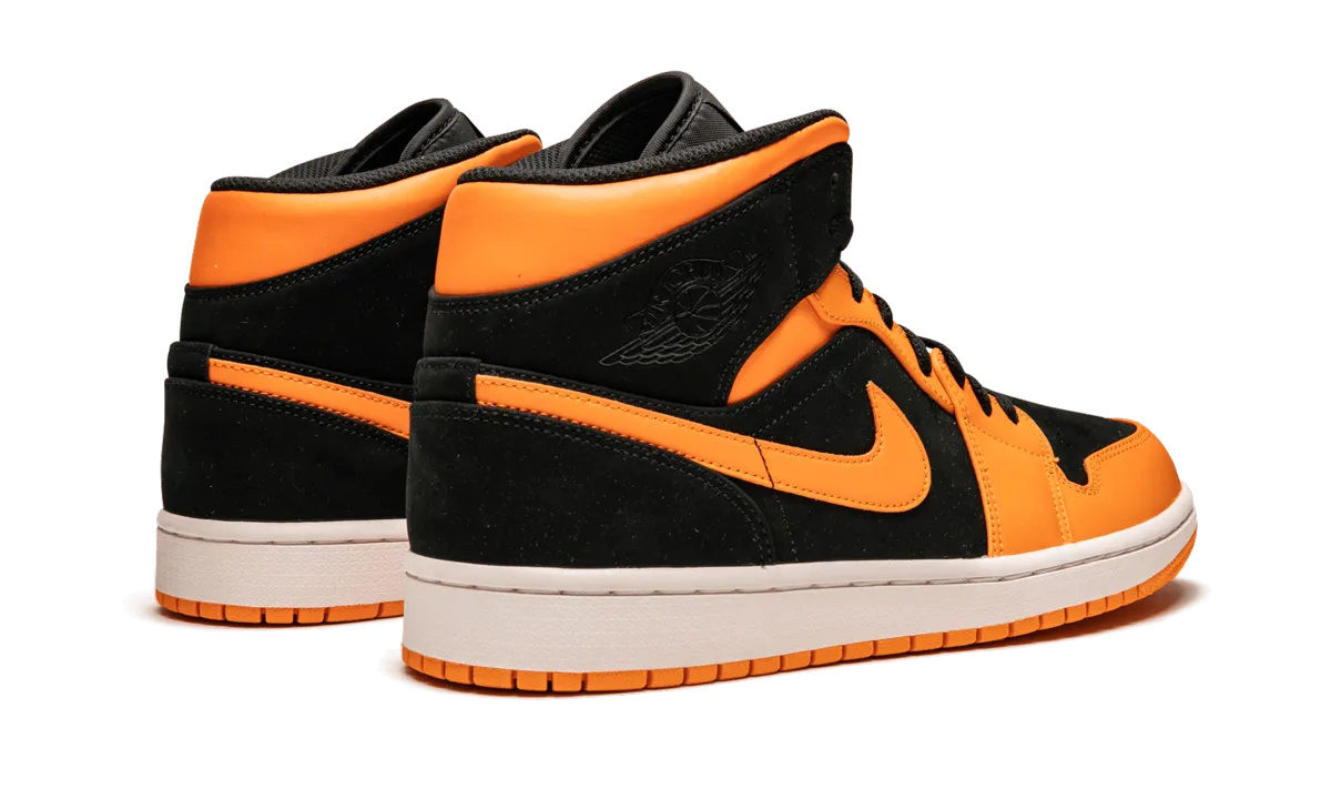 Air Jordan 1 Mid "Orange Peel" Synthetic Leather Blend