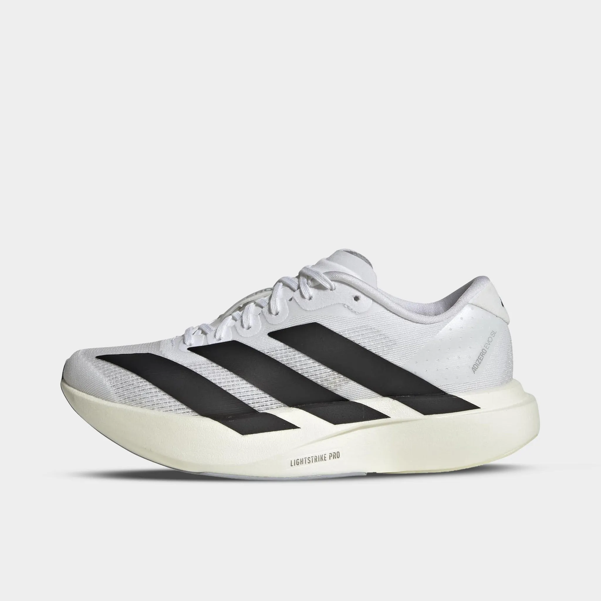 adidas Junior's Adizero Evo SL White / Black - Dash Grey Moisture control RoadRunning