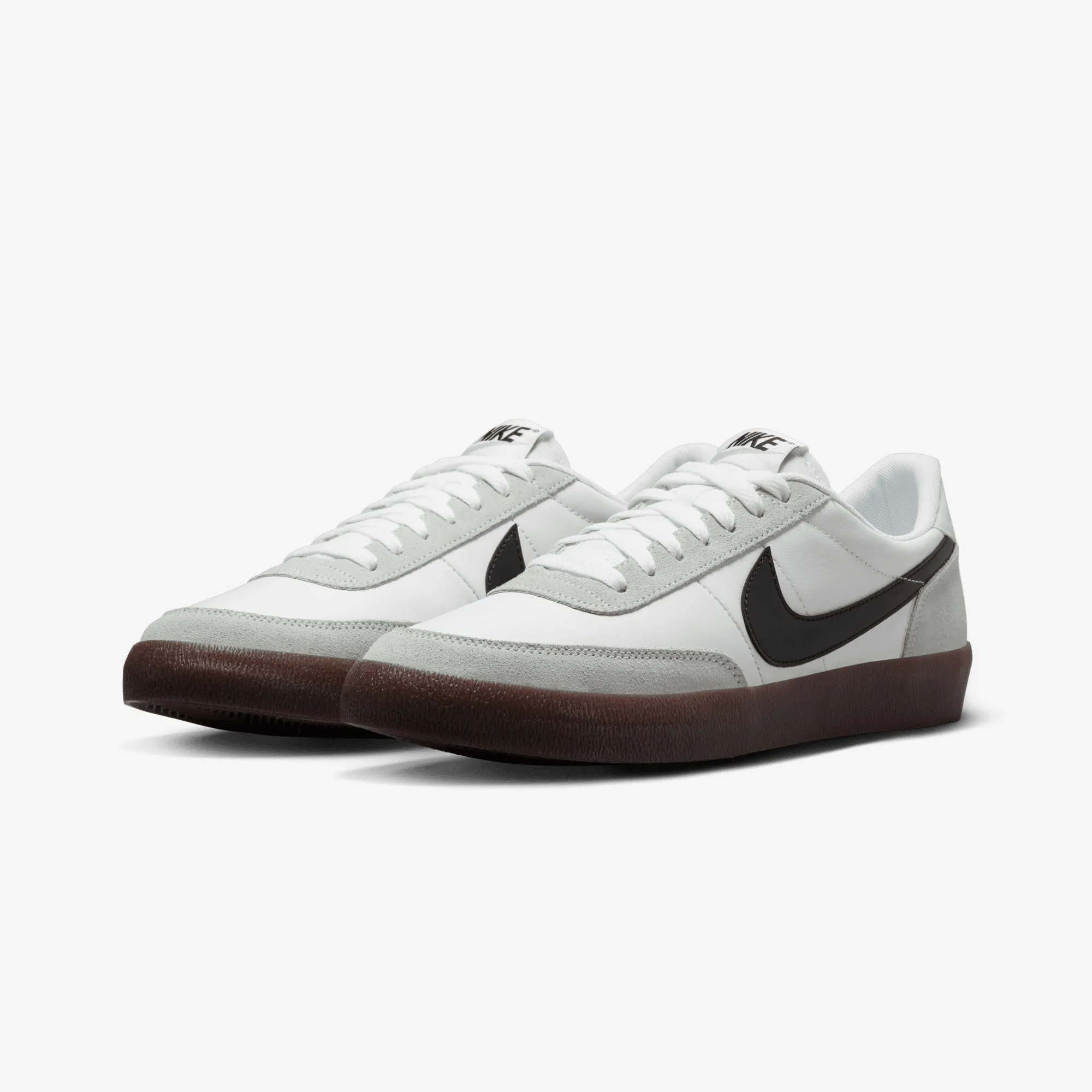 Street Focus NIKE | KILLSHOT 2 LEATHER { WHITE/BLACK-LIGHT SILVER-GUM DARK BROWN