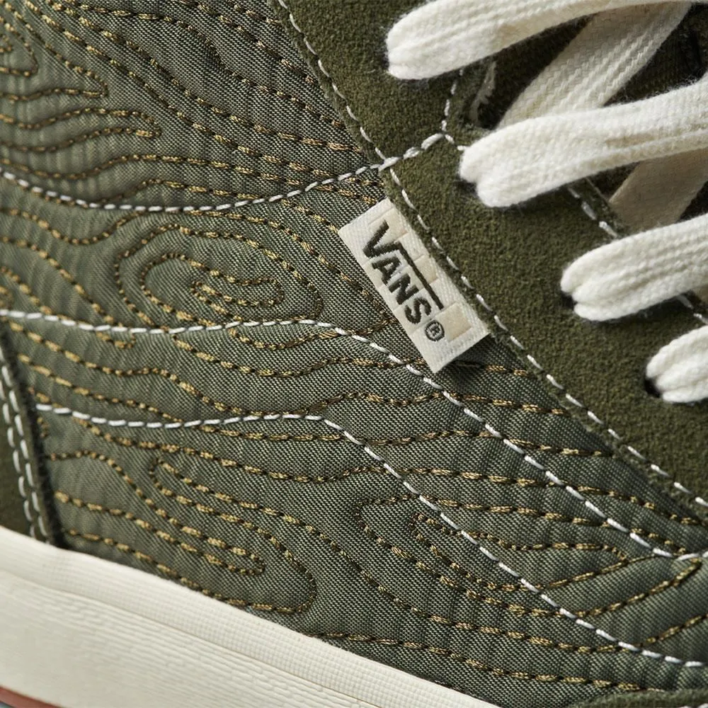 Vans The Lizzie Quilted - Graper Leaf Working Posture correction