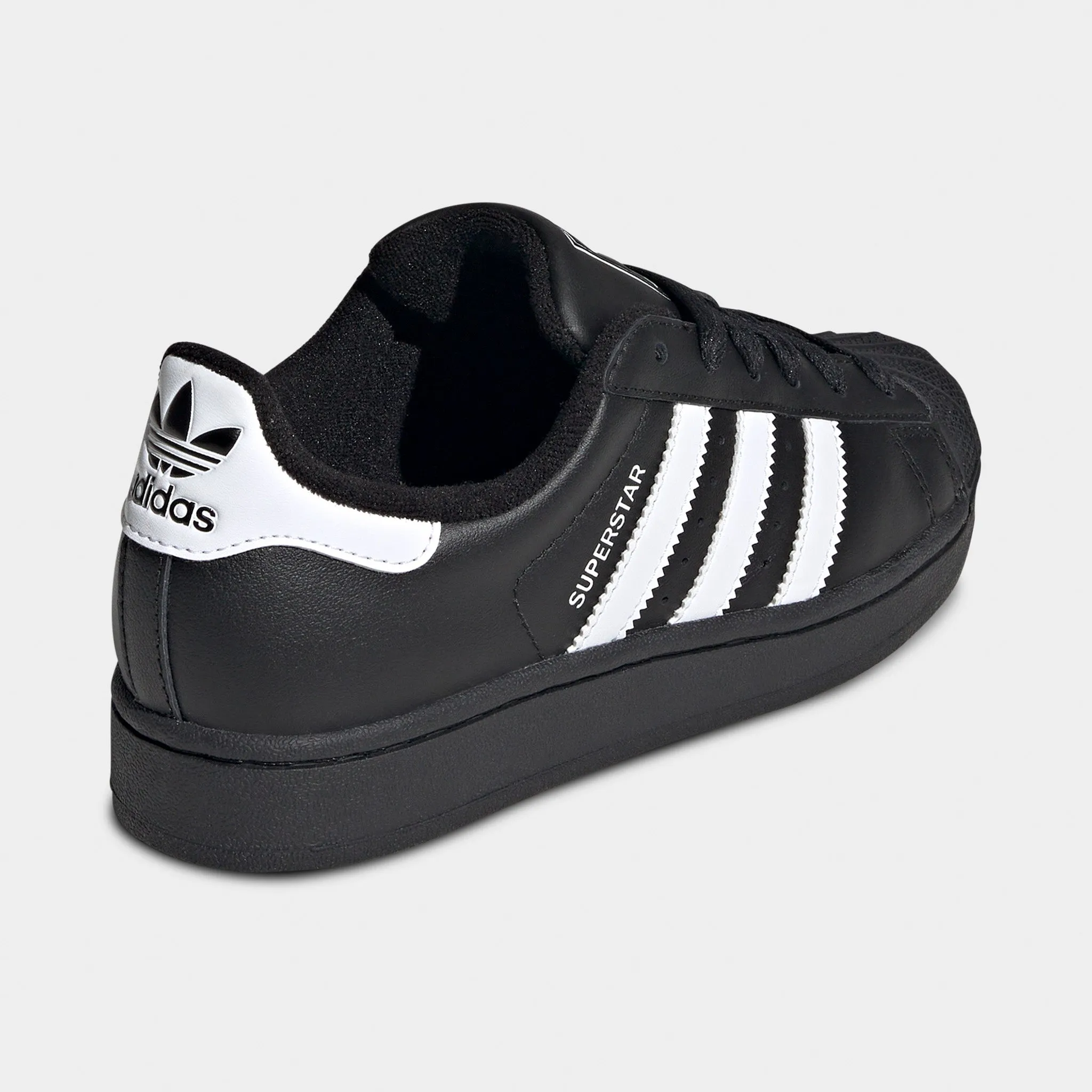 Softer Touch Speed Focus adidas Juniors' Superstar II Core Black / White