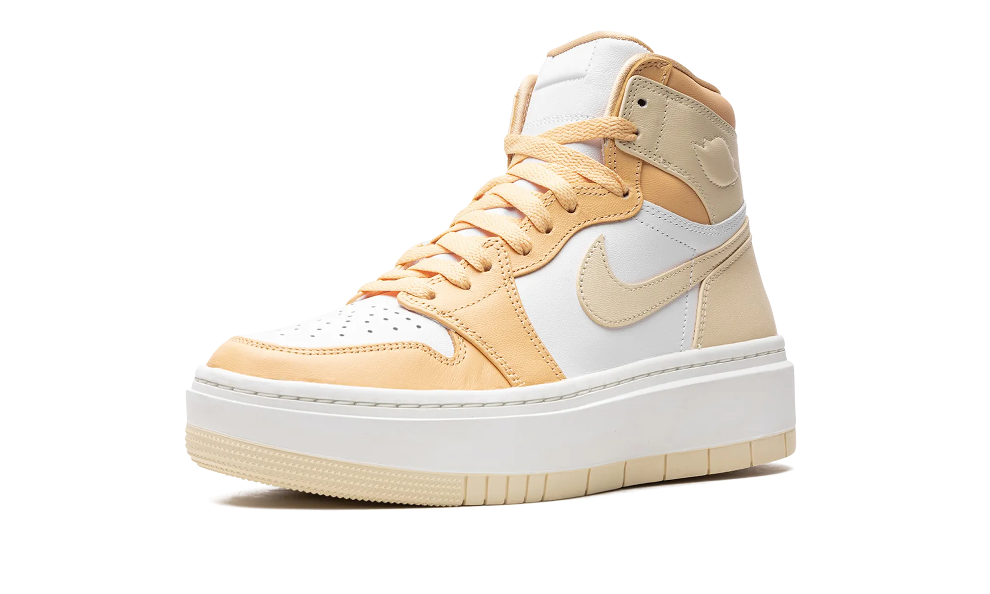 Ultra Cushioned Midsole Soft Finish AIR JORDAN 1 ELEVATE HIGH WMNS "Celestial Gold"