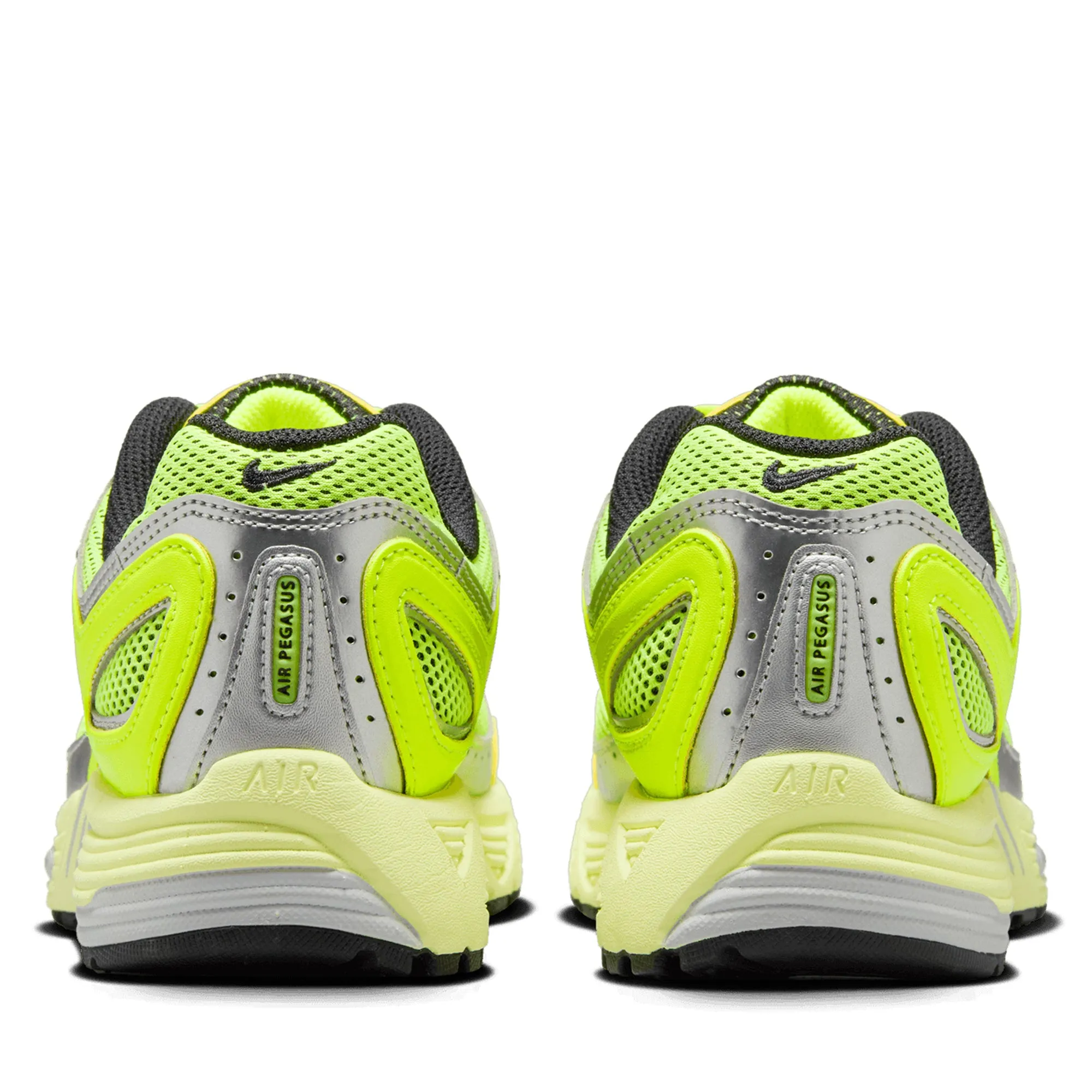 Women's Nike Air Pegasus 2005 - Volt/Metallic Silver Contoured Footbed Support