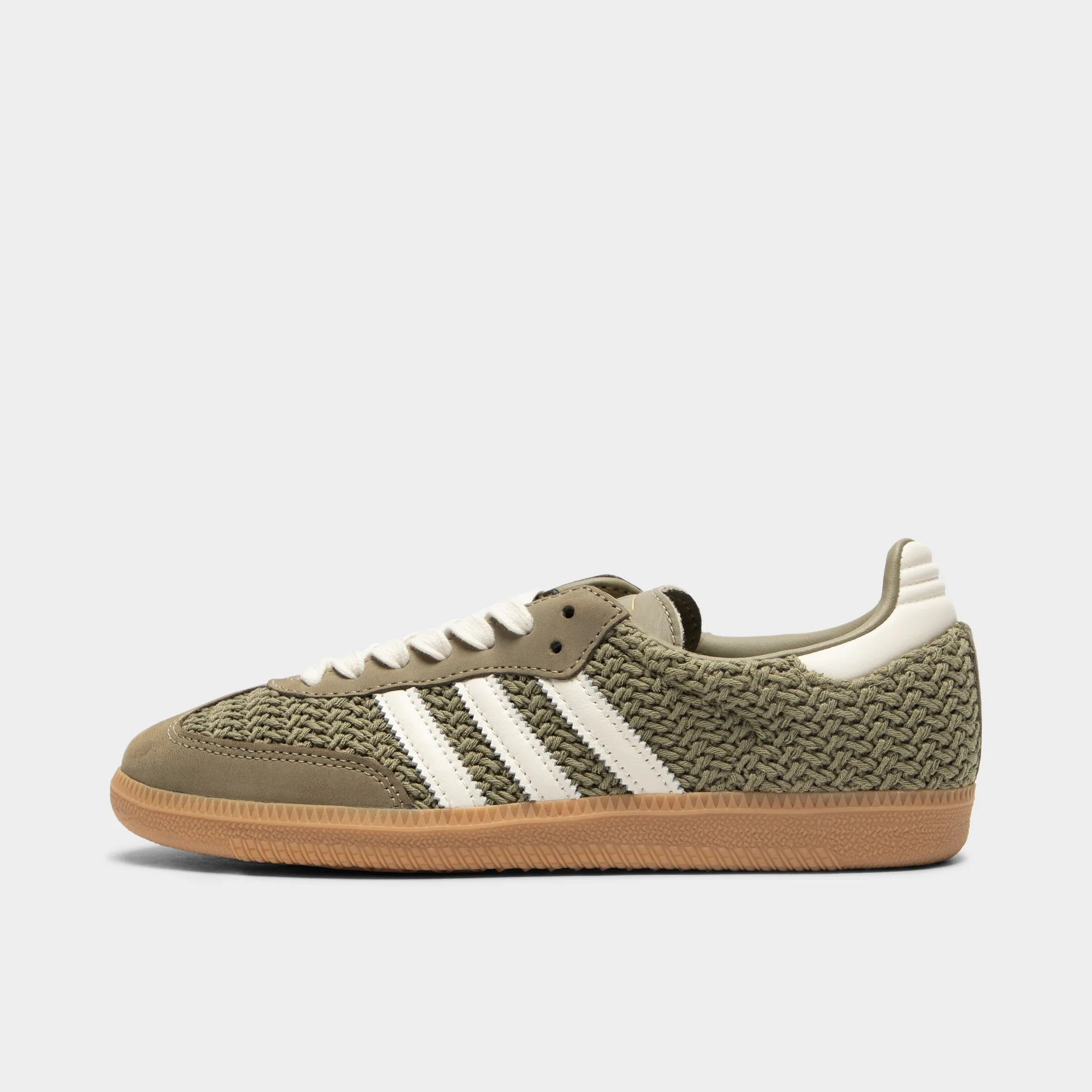 Handcrafted Stitching Freedom Fit adidas Women's Samba OG Orbit Green / Cream White - Gum