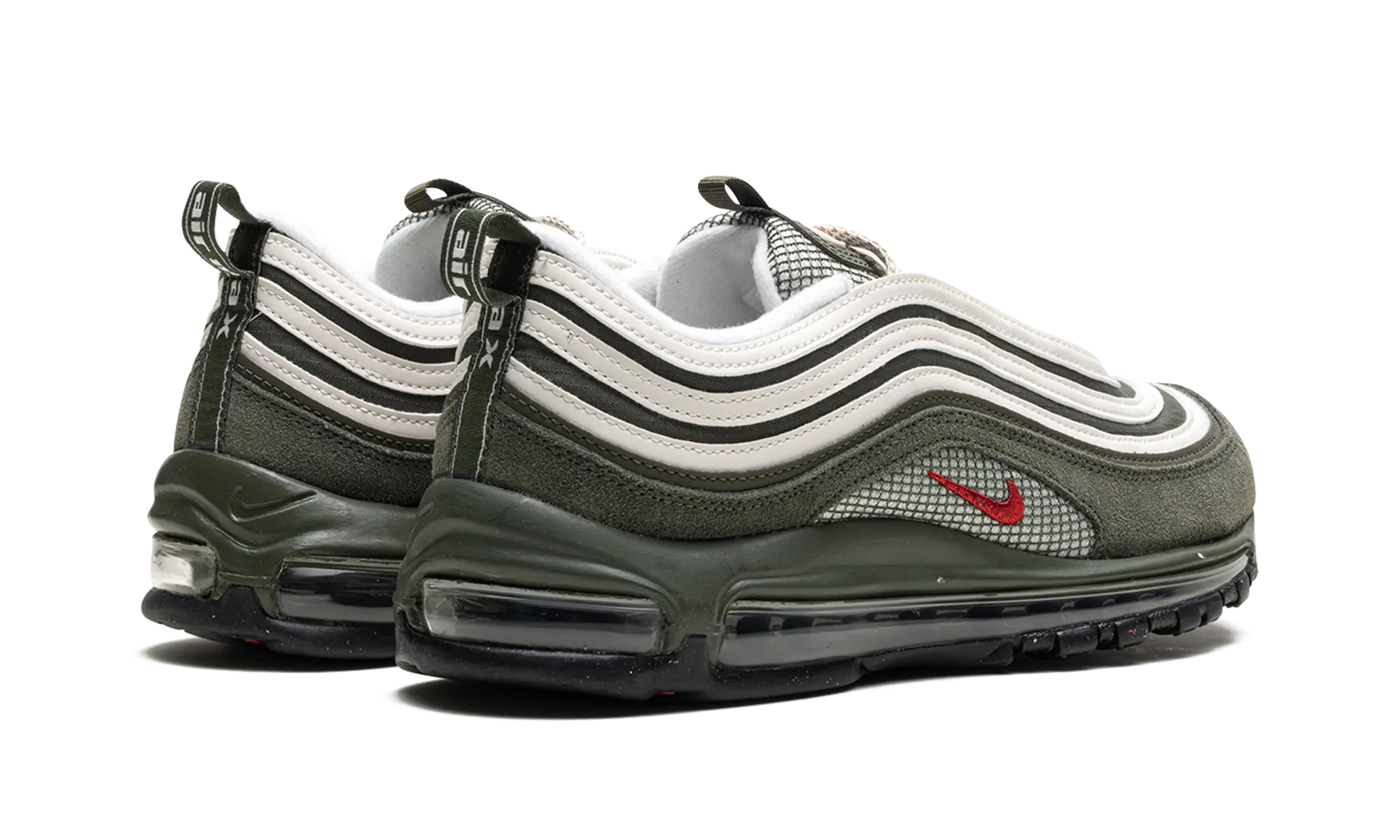 Air Max 97 "Cargo Khaki / Rugged Orange" Shock Cushion turf shoes