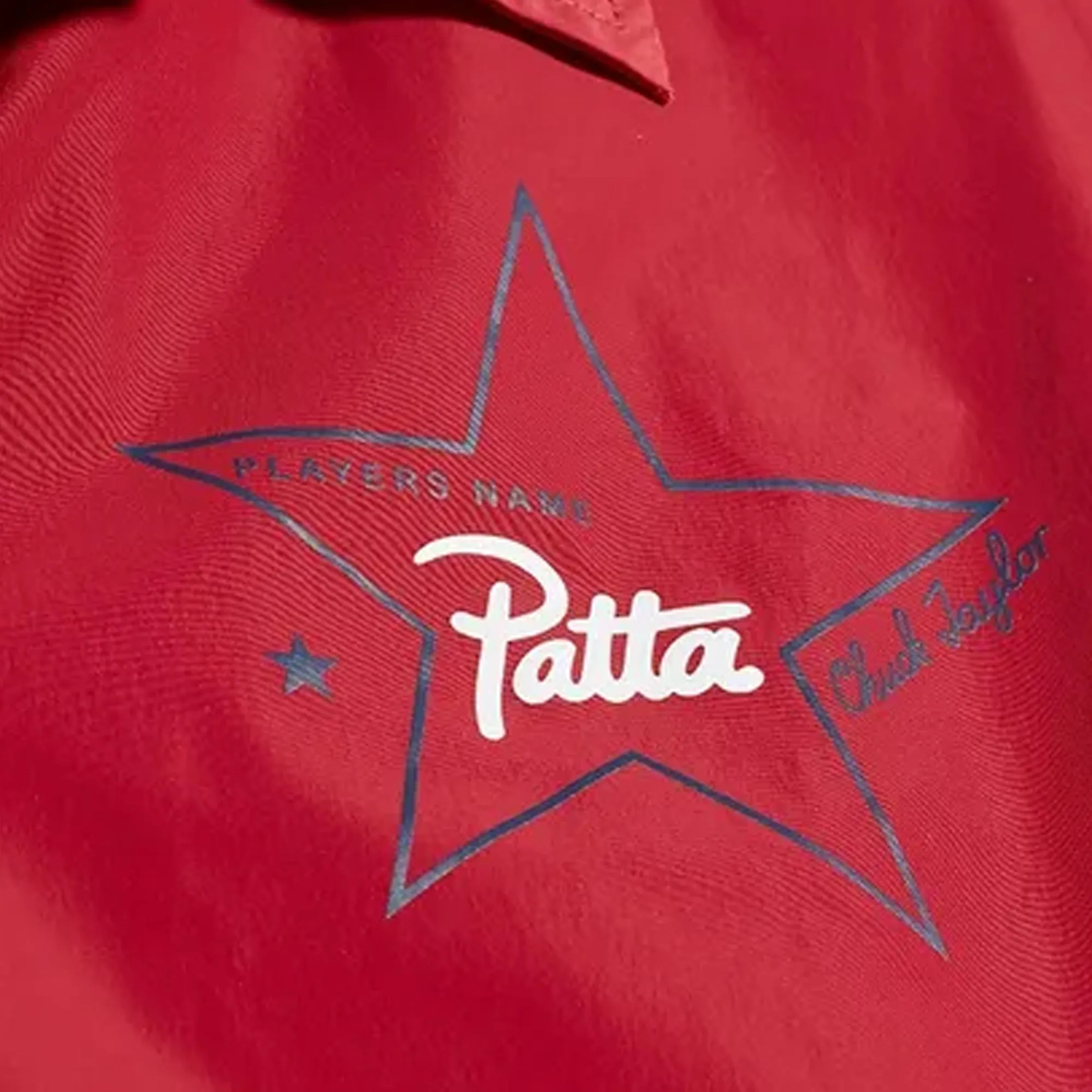Converse | X PATTA COACHES JACKET { RED Style Casual