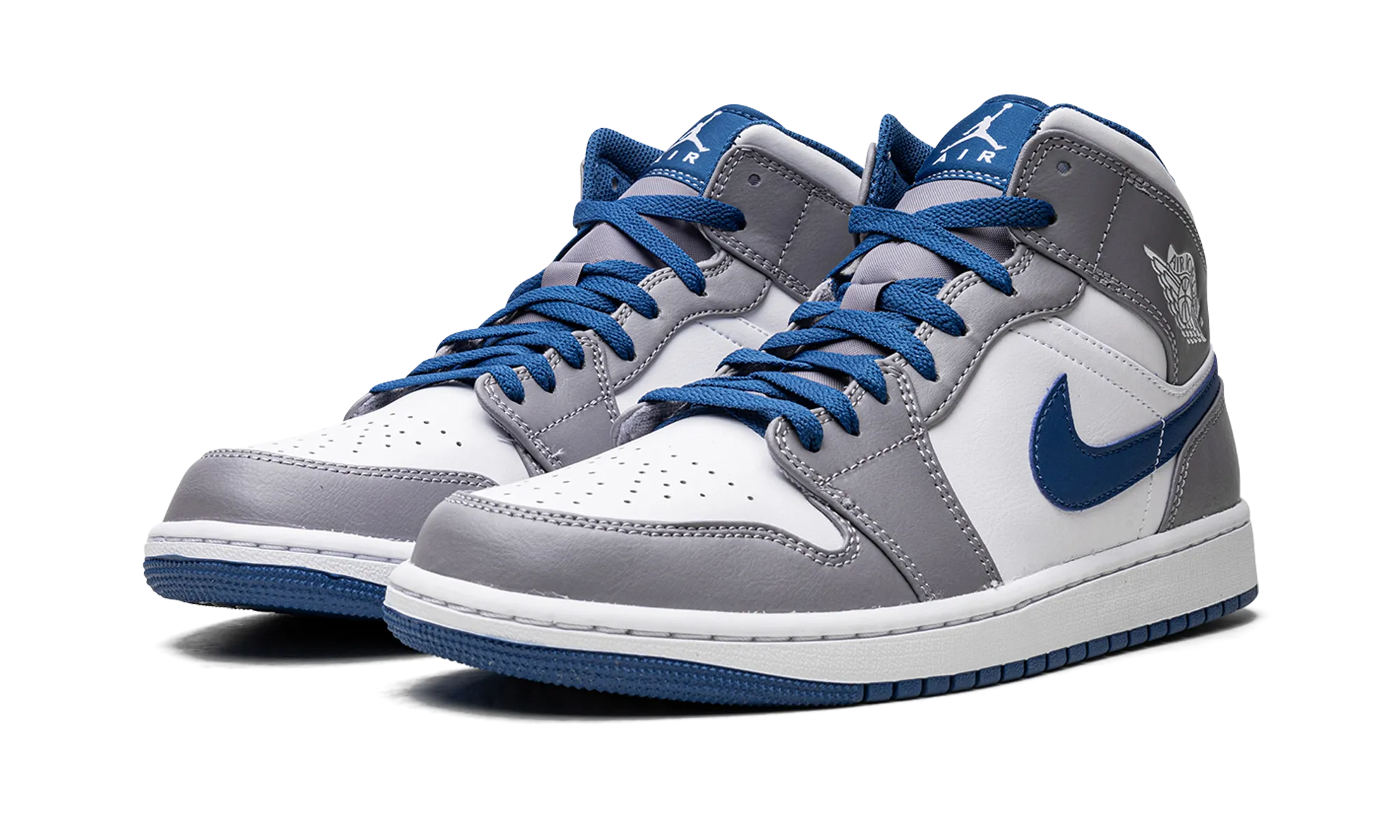 Stretchable Tongue Air Jordan 1 Mid "True Blue"