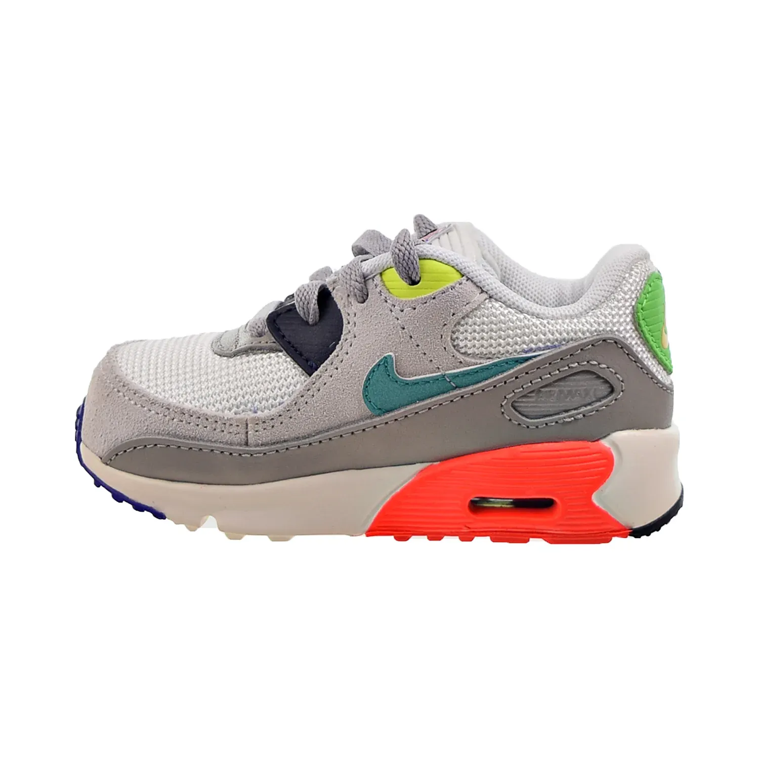 Air Max 90 EOI TD "Pearl Grey-Sport Turq" synthetic - lining shoes high - arched running shoes