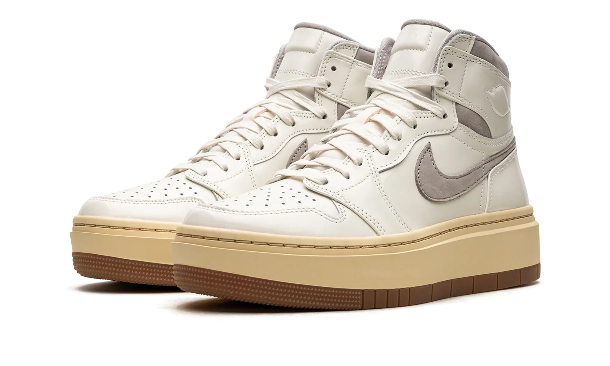 AIR JORDAN 1 ELEVATE HIGH SE WMNS "Sail/Pale Vanilla/Gum Medium Brown/College Grey" Walk Flex