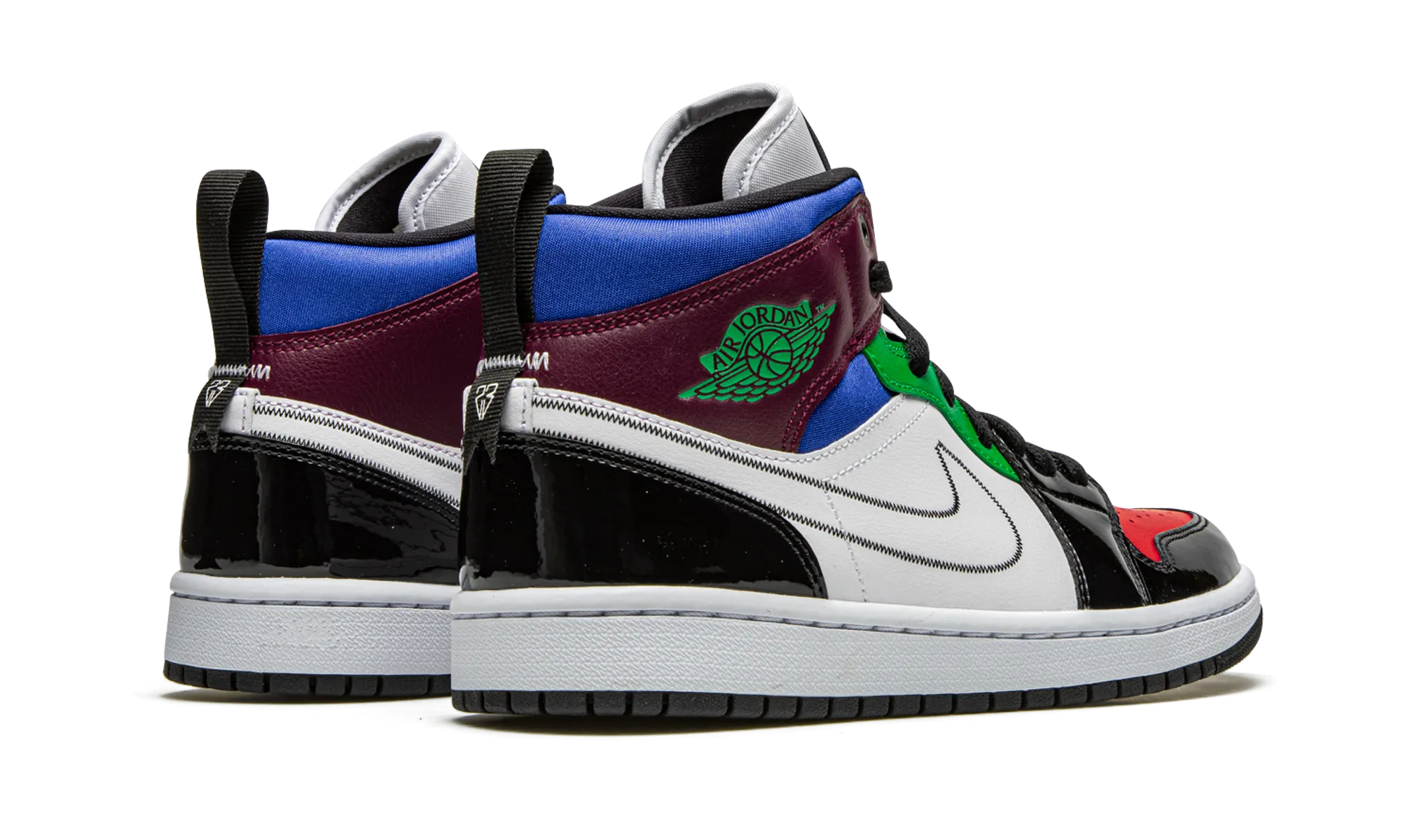 MeshUpper AIR JORDAN 1 MID SE WMNS "Multicolor"