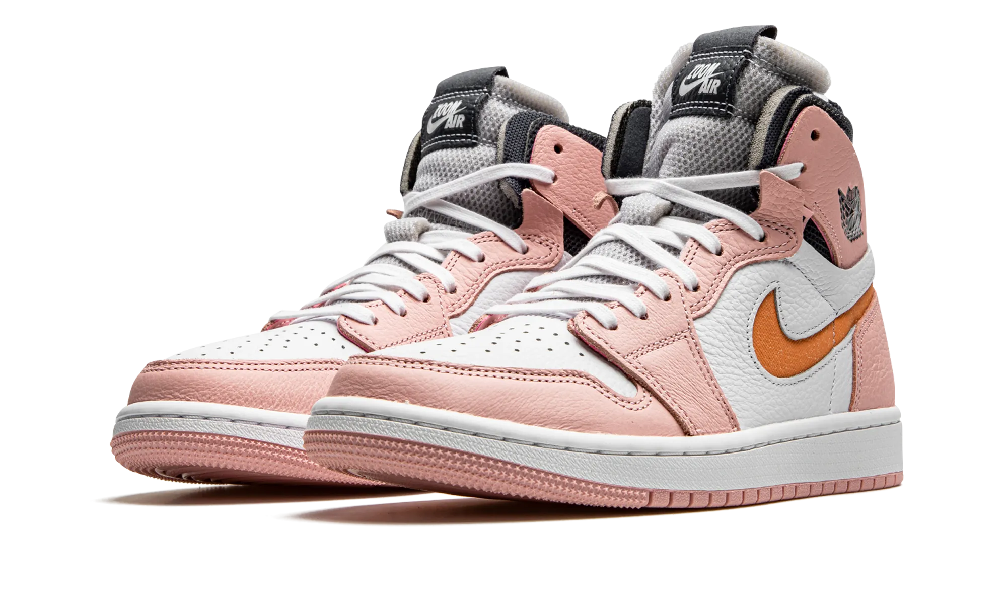 Hygroscopic Insole Layer Padded shock absorption AIR JORDAN 1 HIGH ZOOM CM WMNS "Pink Glaze"
