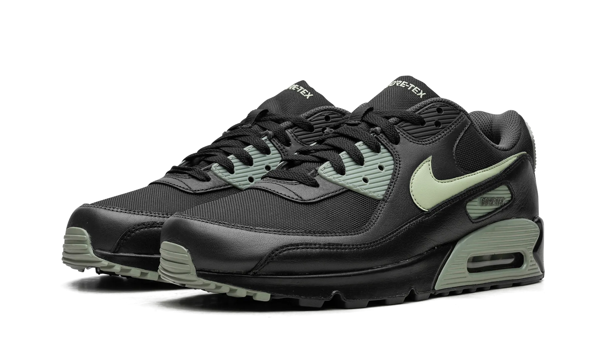pre - run Heel support cup Air Max 90 Gore-Tex "Black / Honeydew"
