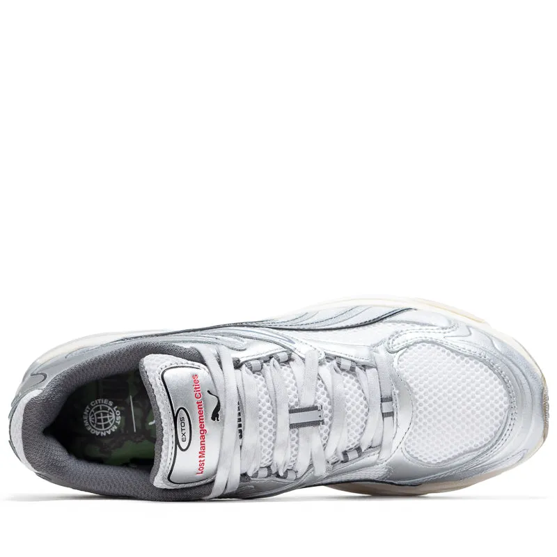 Soft Cushioning Torsion Stability Lost Management Cities x Puma Extos - Warm White/Cast Iron