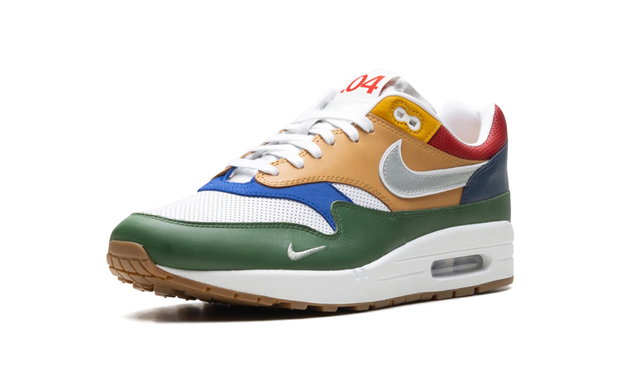 easy - to - wear shoes Air Max 1 "Premium Goods White Forest Green"