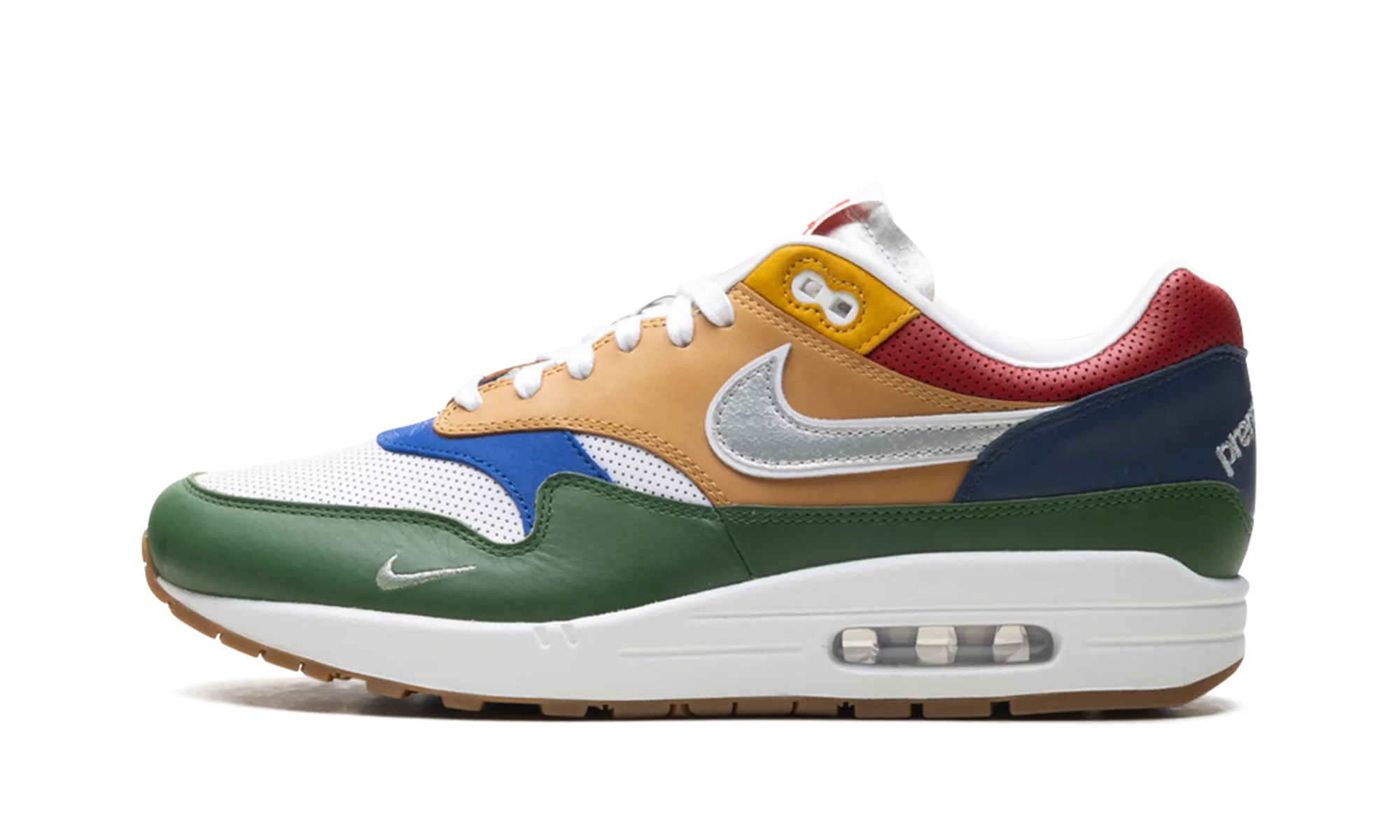rock - climbing running shoes Air Max 1 "Premium Goods White Forest Green"