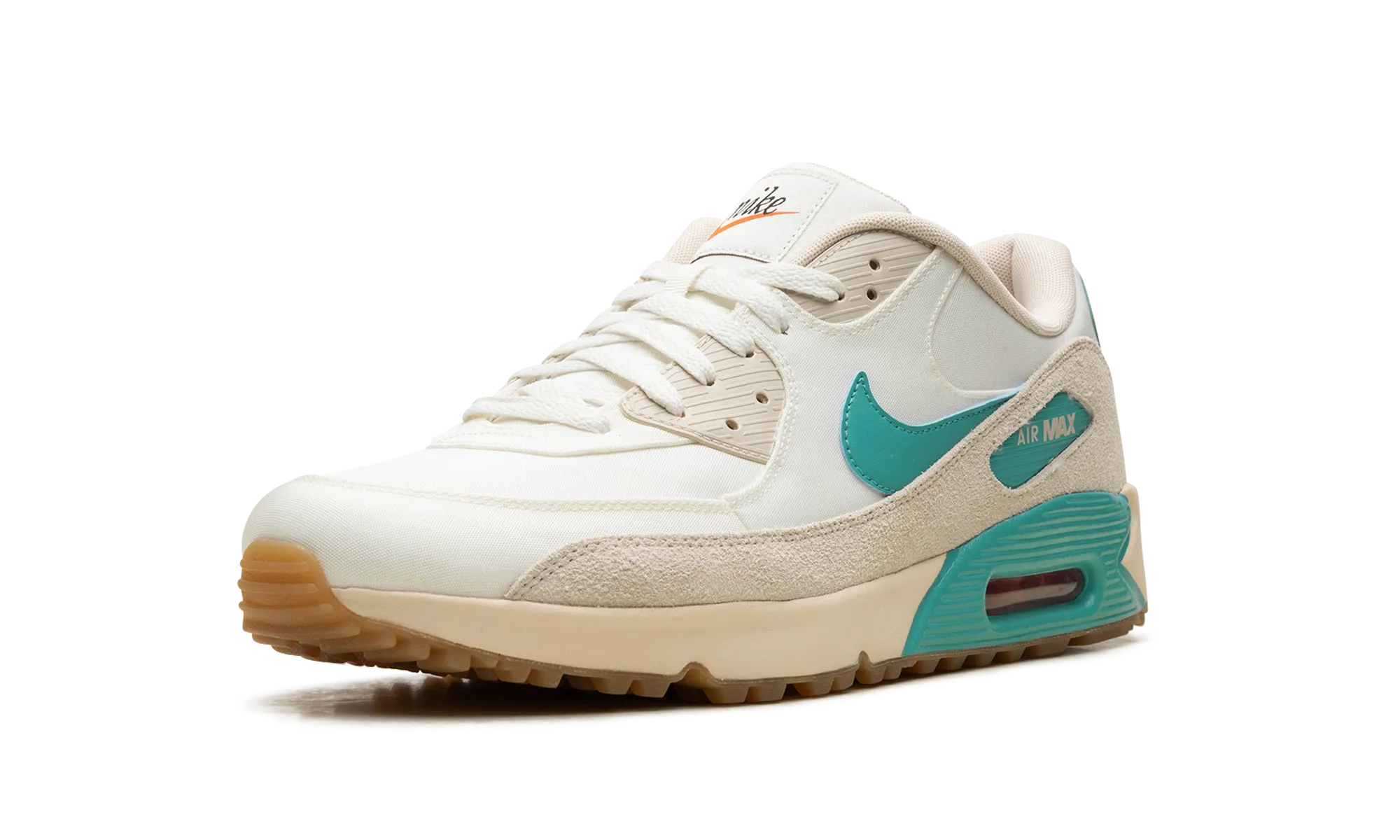 shoe length Nike Air Max 90 Golf "Sail Washed Teal"