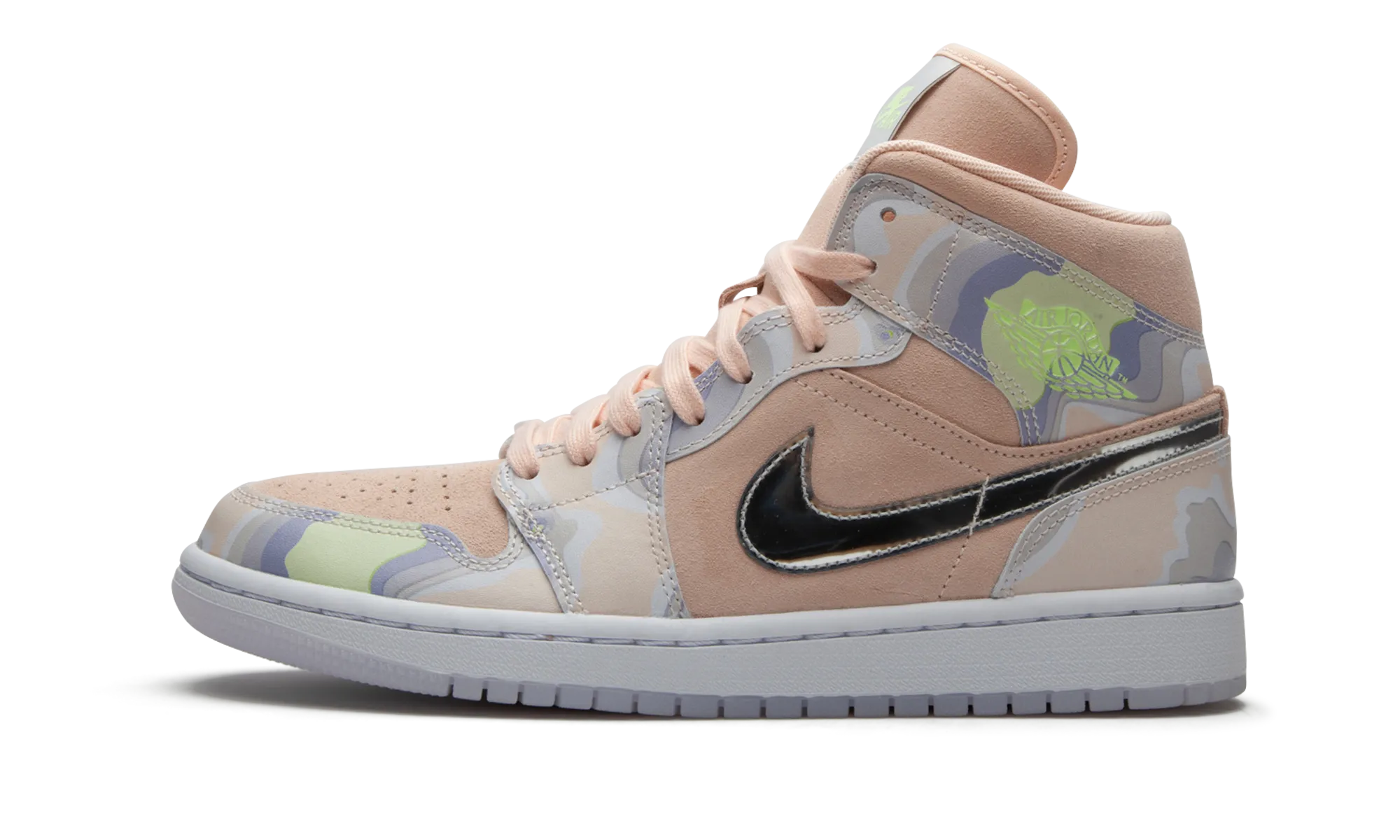 Ventilation Mesh Air Jordan 1 Mid SE WMNS "P(Her)spective"