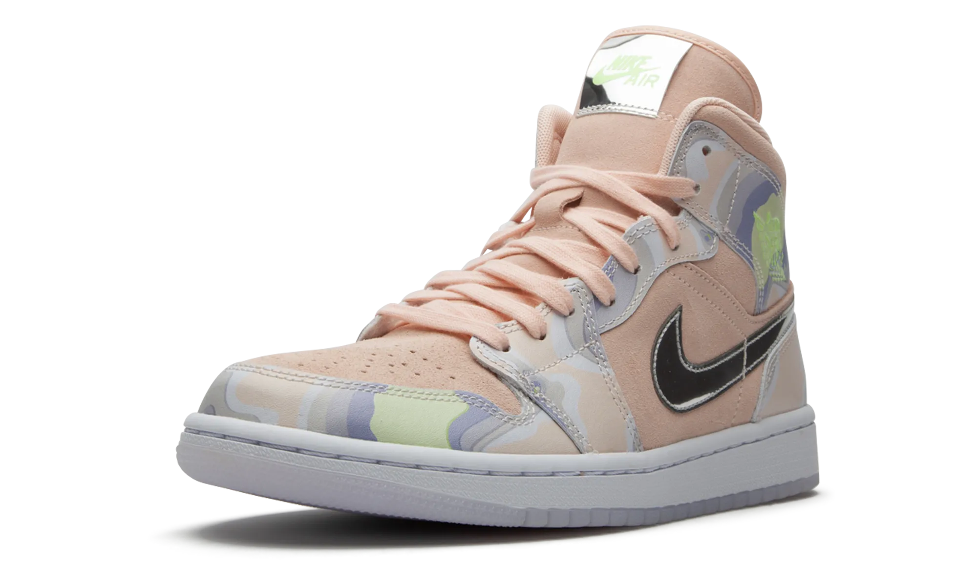 Air Jordan 1 Mid SE WMNS "P(Her)spective" Intense Workout Recycled Outsole Material