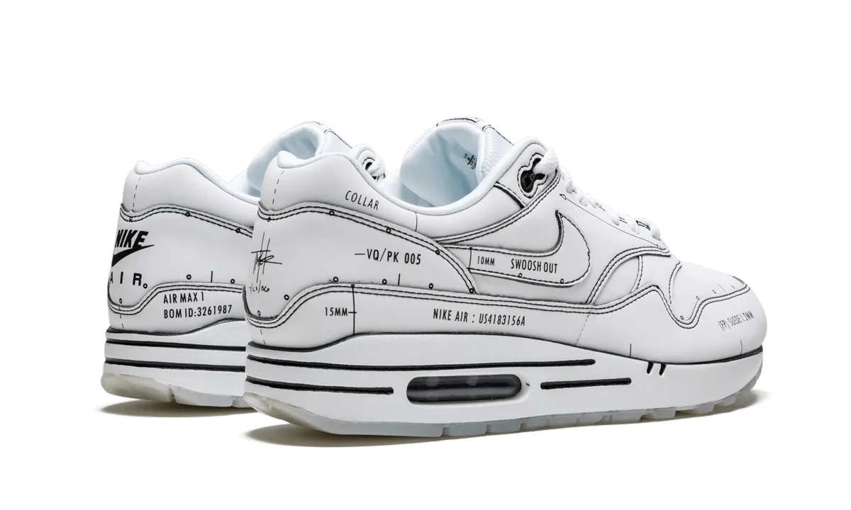 Air Max 1 "Sketch Schematic" field hockey shoes running shoes for men in their 60s