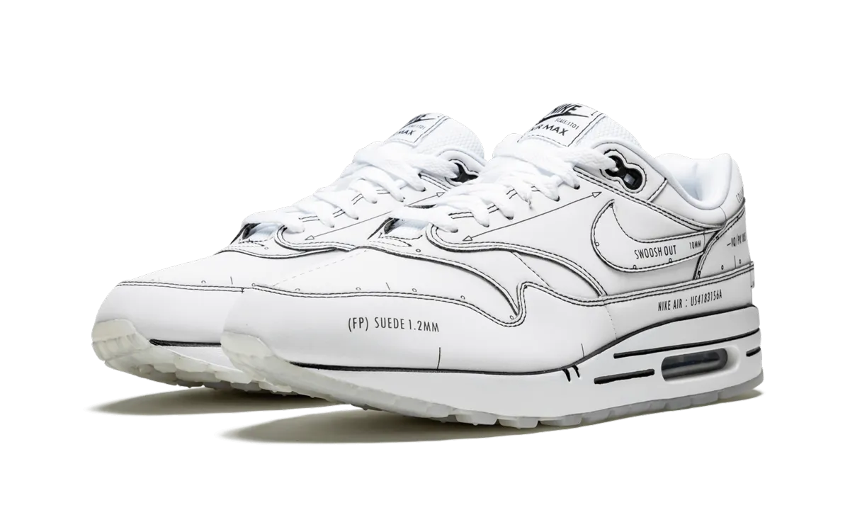 Air Max 1 "Sketch Schematic" Short distance running