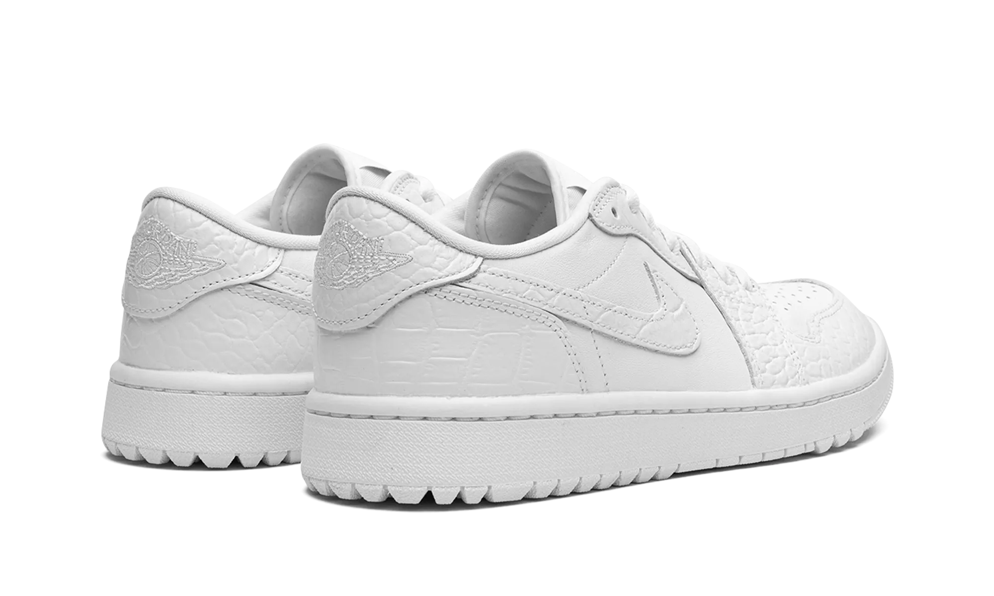 Air Jordan 1 Retro Low Golf "White Croc" Lightweight EVA Foam Design