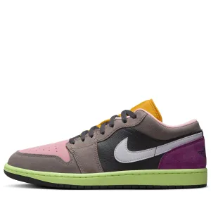 Comfort Focused Reinforced Stitch Detail Air Jordan 1 Low SE - Oil Grey/White