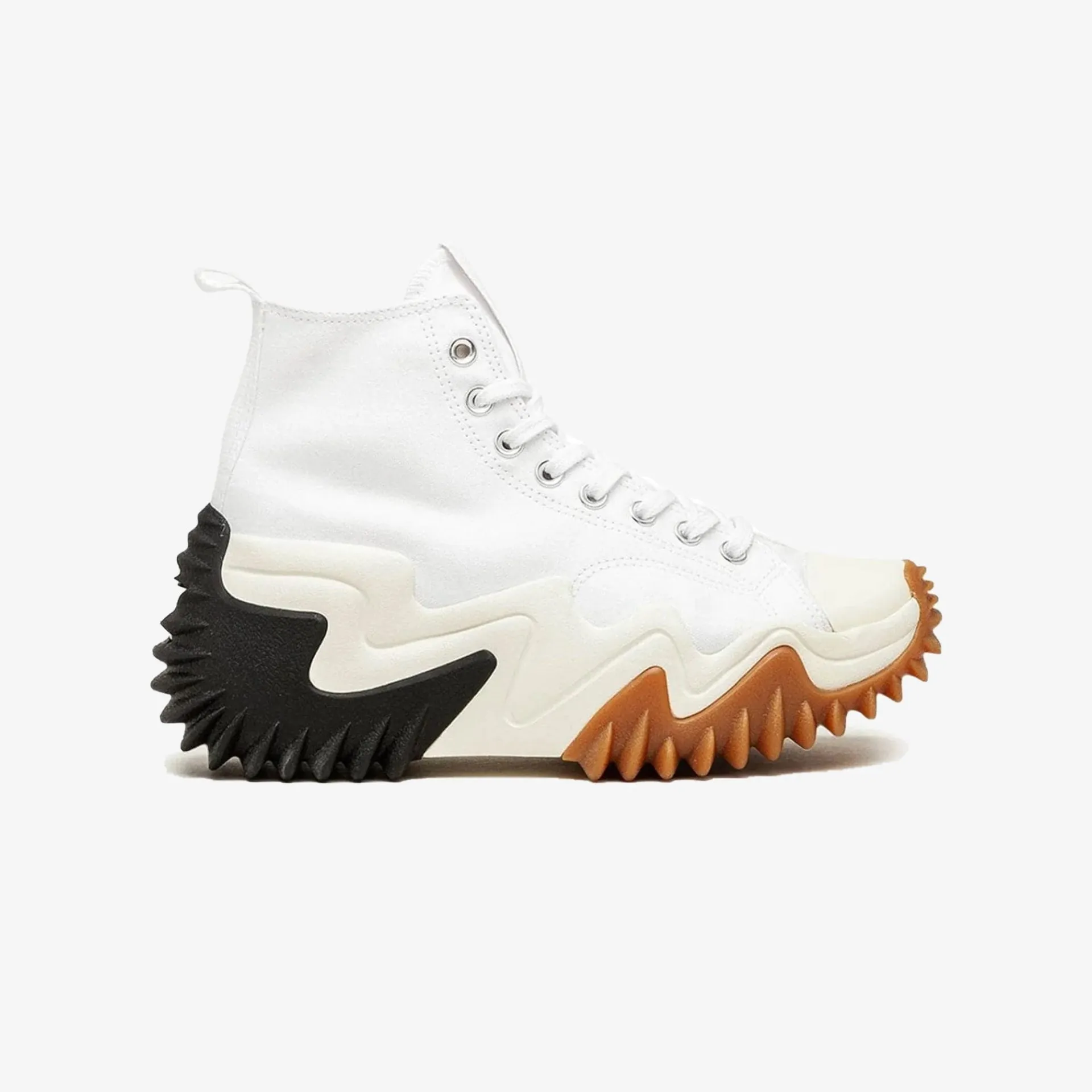 Pure Lines Converse | RUN STAR MOTION CX PLATFORM  { WHITE/BLACK/GUM HONEY