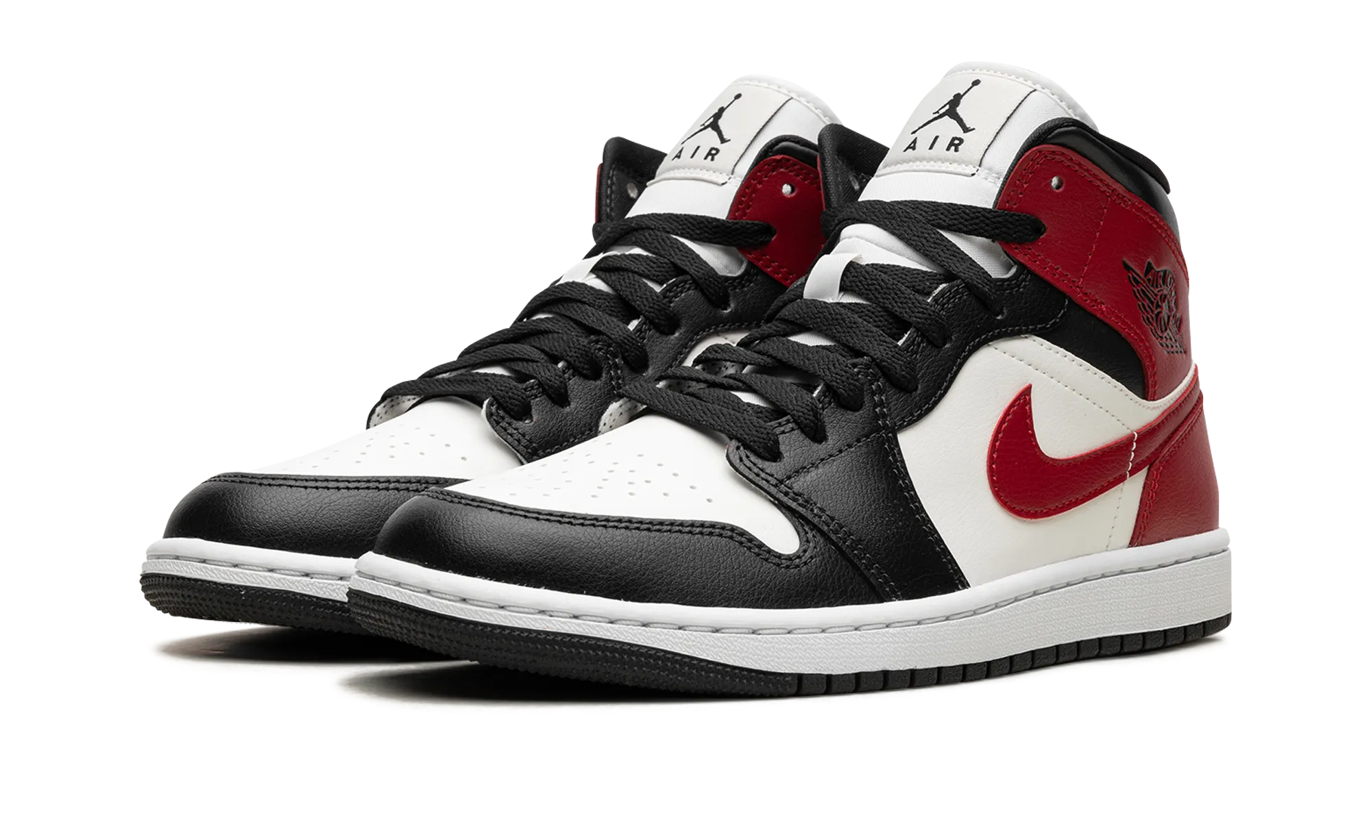 AIR JORDAN 1 MID WMNS "Black Toe" Modern Form Sneaker Care