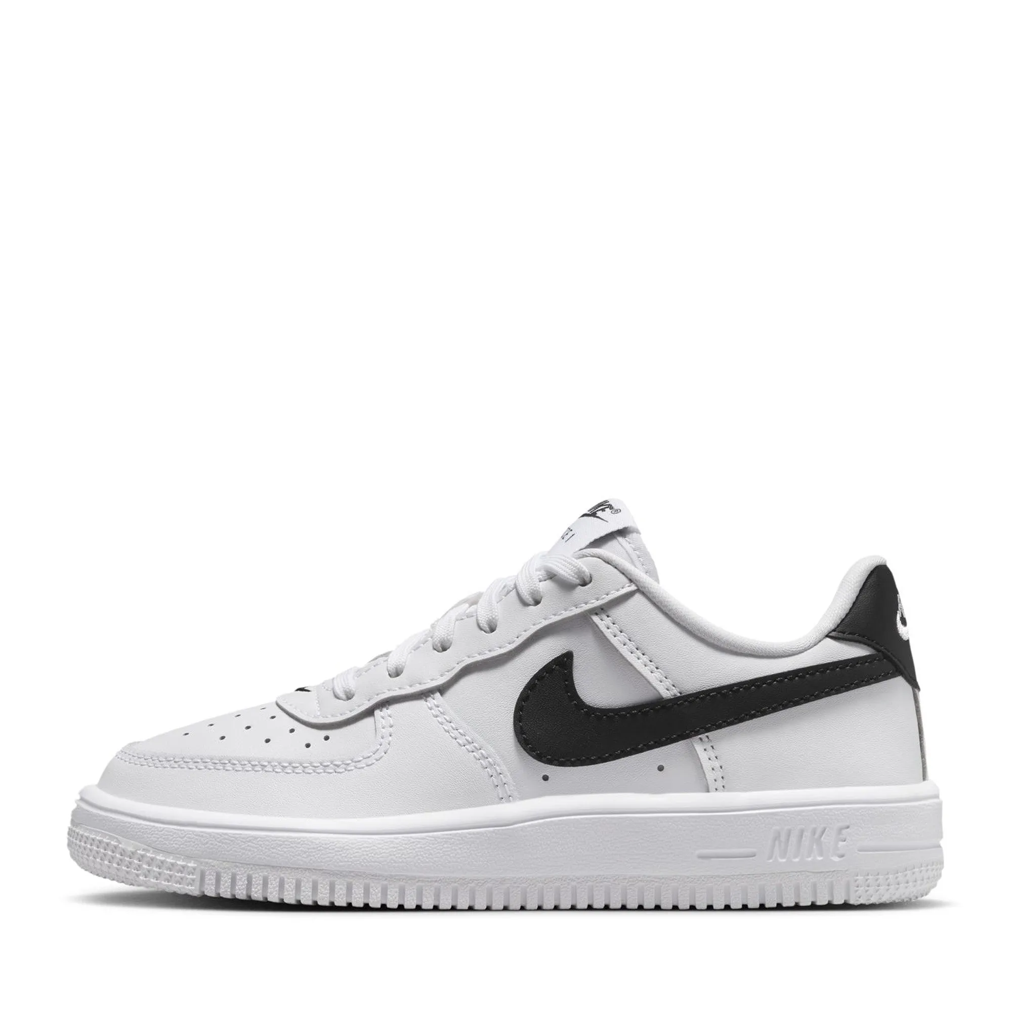 Nike Force 1 Low (PS) - White/Black Weightless Cushion Technology Rocker Sole Design