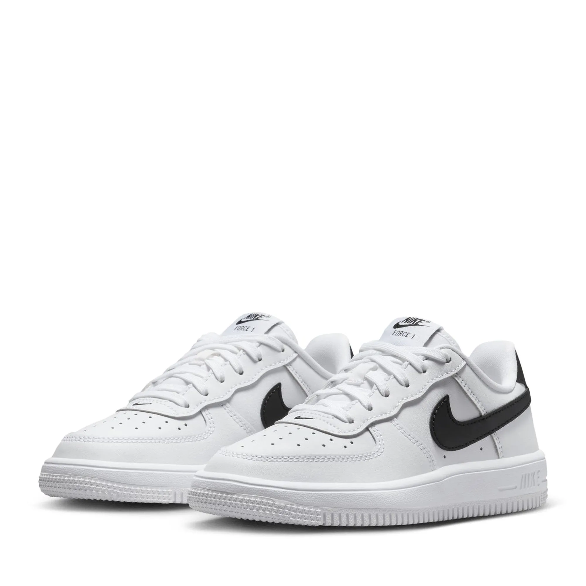 Nike Force 1 Low (PS) - White/Black Eco Friendly Construction