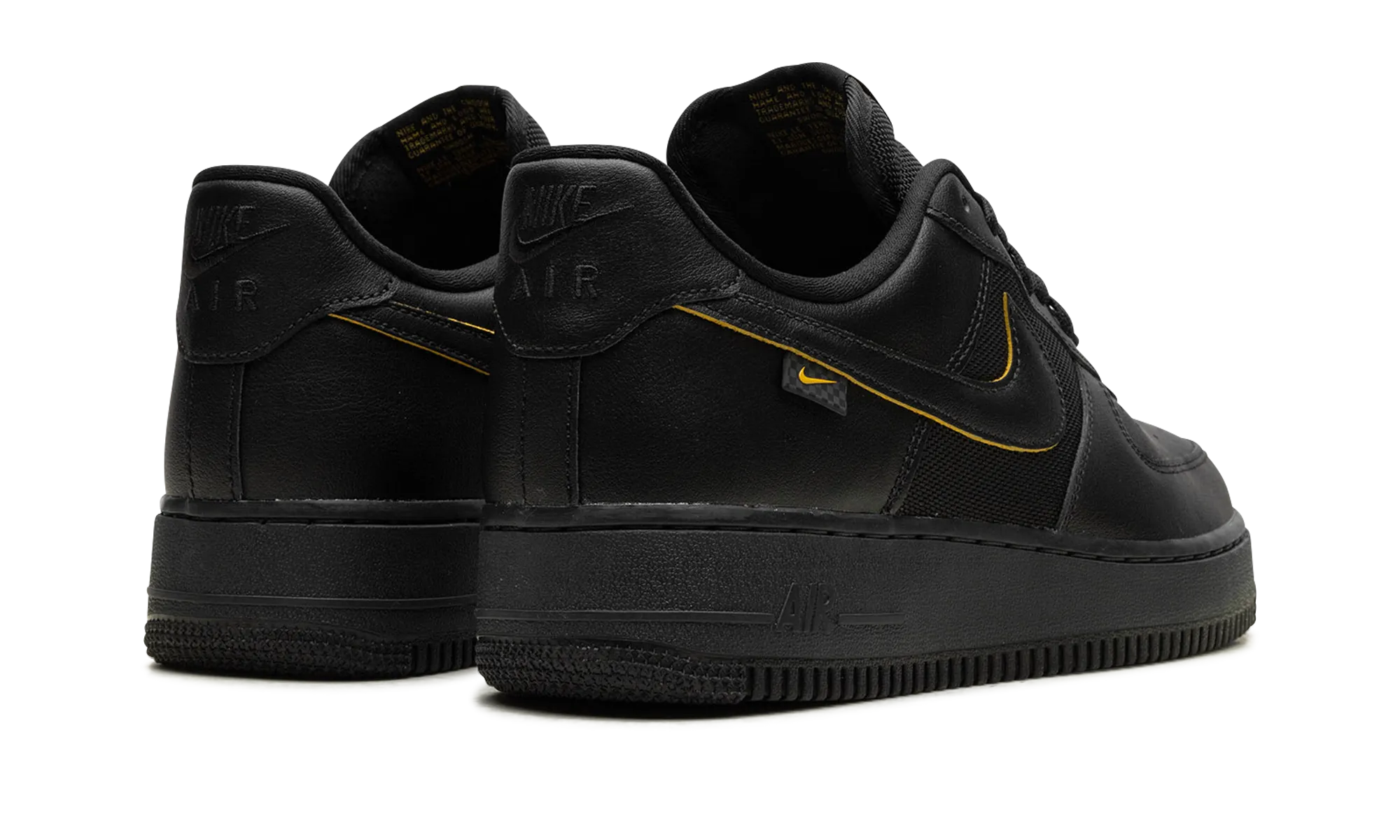 Air Force 1 '07 "Black/University Gold" Advanced Comfort Pro Action Ride