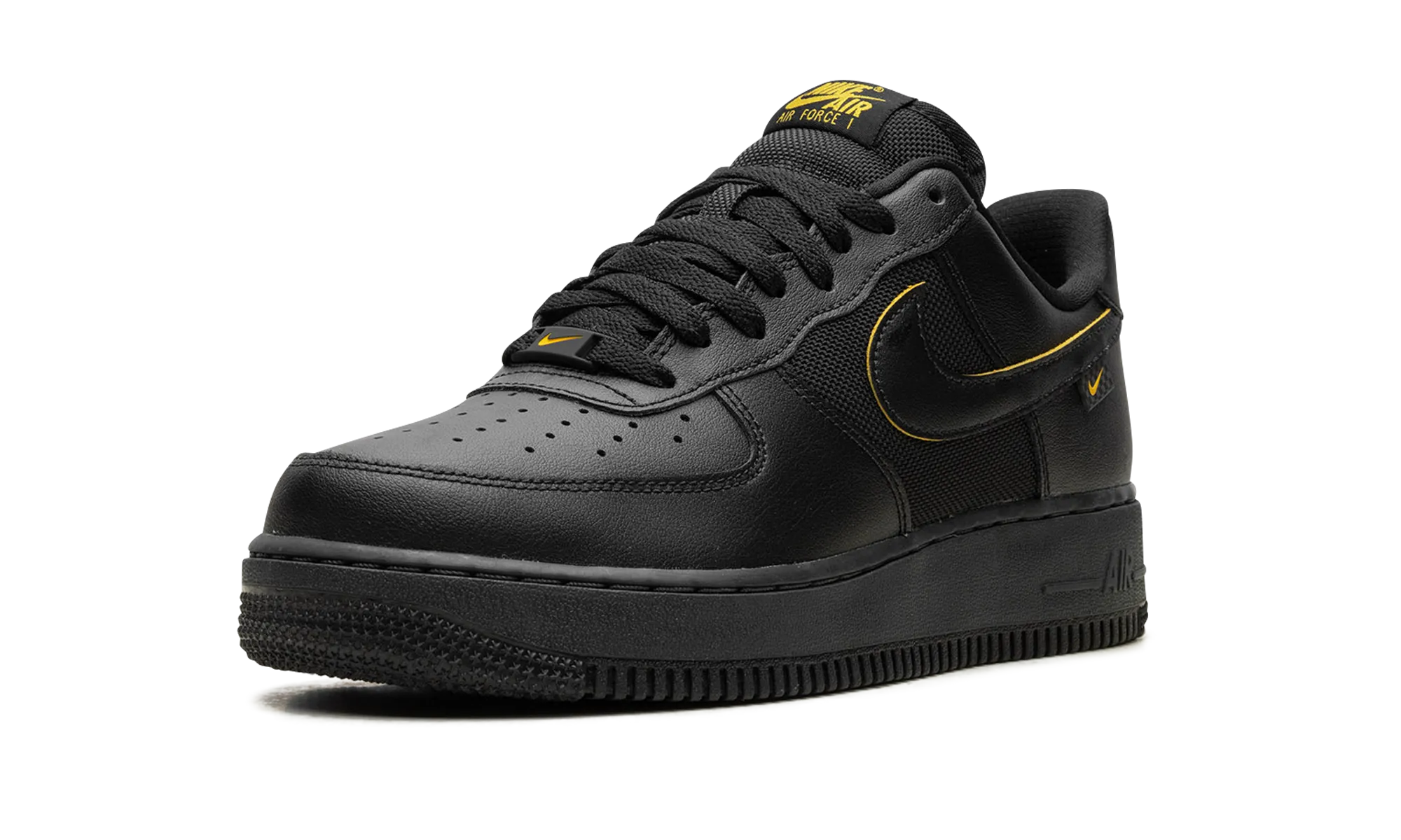 Air Force 1 '07 "Black/University Gold" Smooth Walk