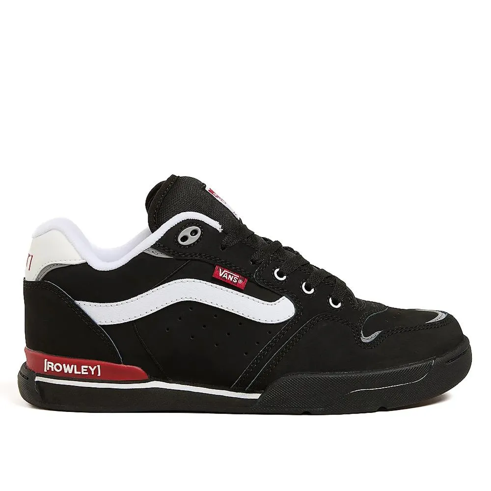 Vans Rowley XLT - Black/White/Red Easy Ride Quick Ride Comfort