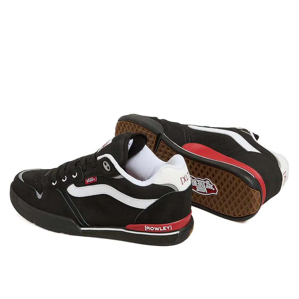 Athletic Touch Foam Midsole Vans Rowley XLT - Black/White/Red