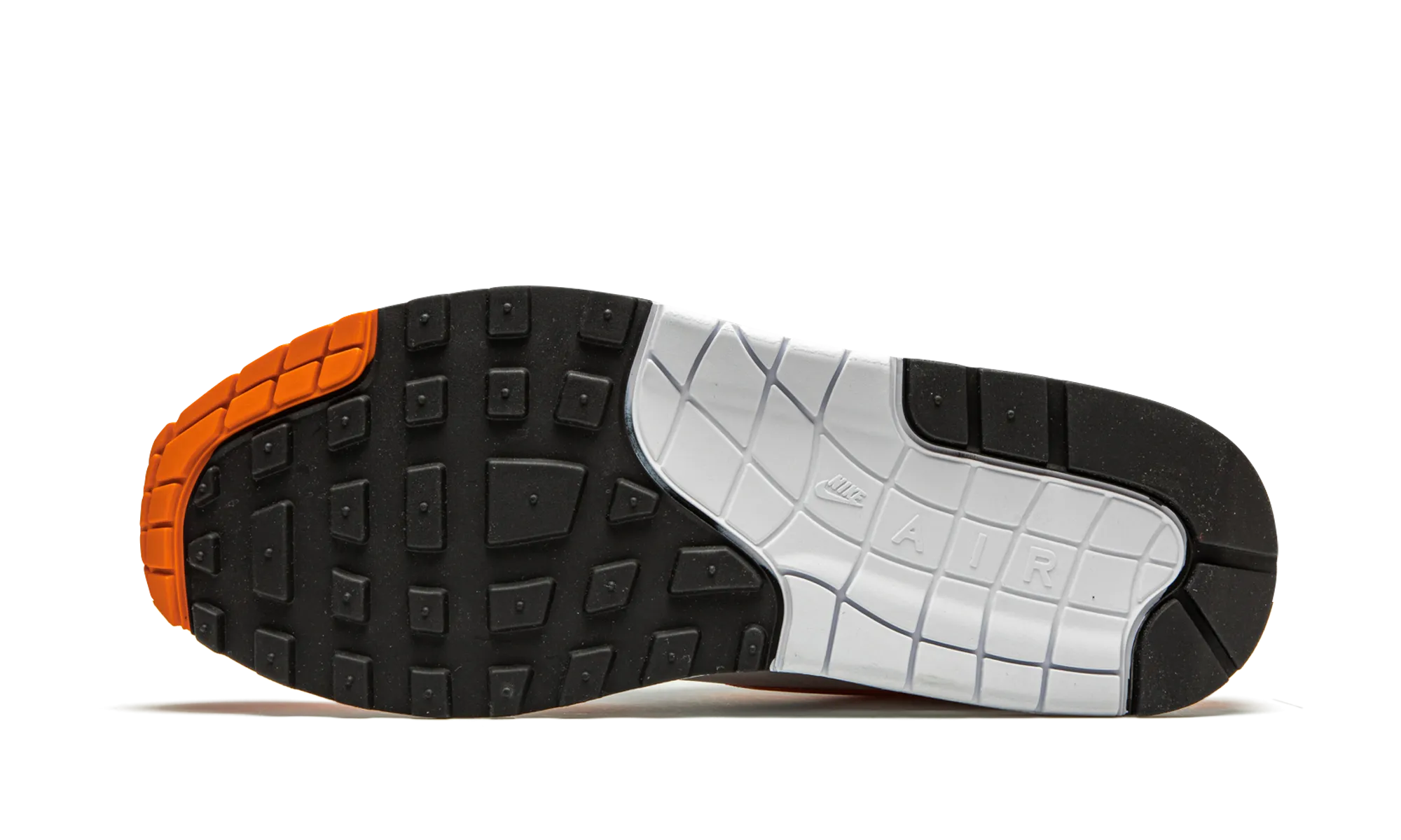 Air Max 1 Anniversary "Magma Orange" anaerobic running gear 5K shoes