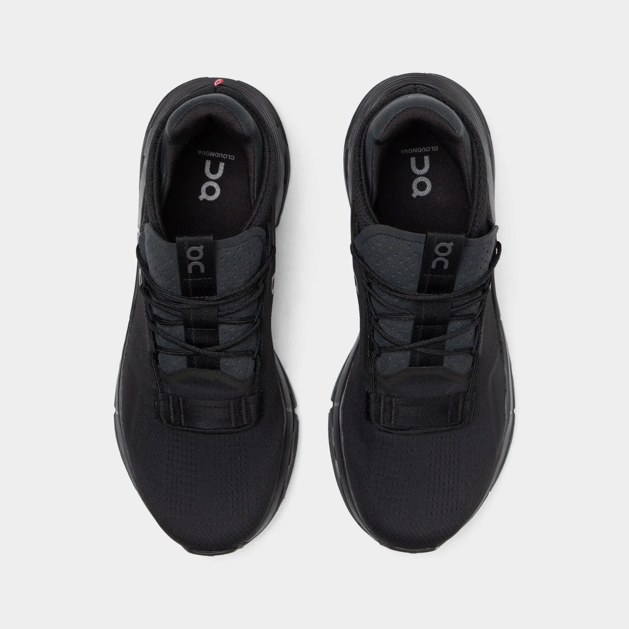 Fiber Mix Slip On Style On Cloudnova 2 Black / Black