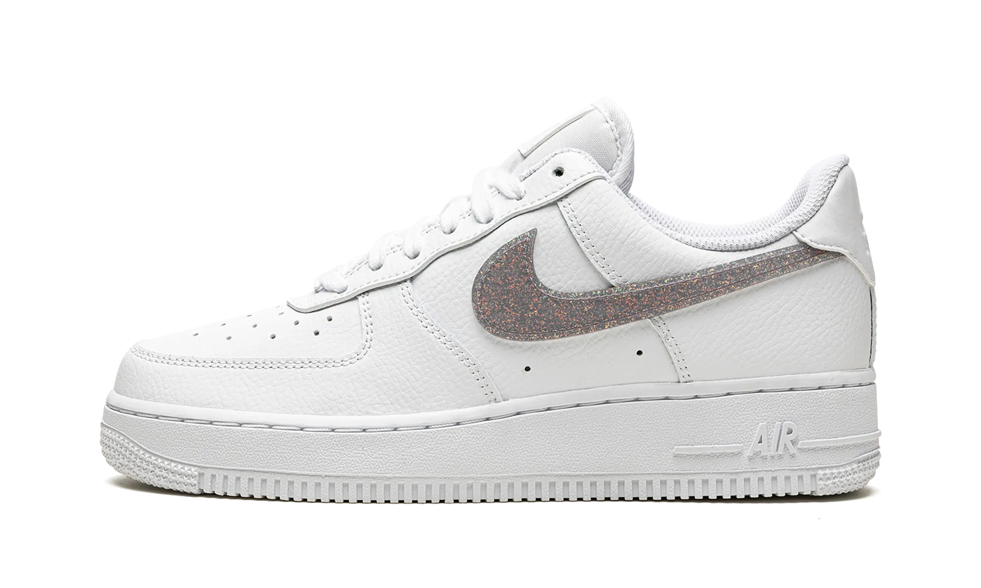 Cushioned Footbed Action Ready AIR FORCE 1 '07 ESS WMNS "Glitter Swoosh - Canyon Purple"