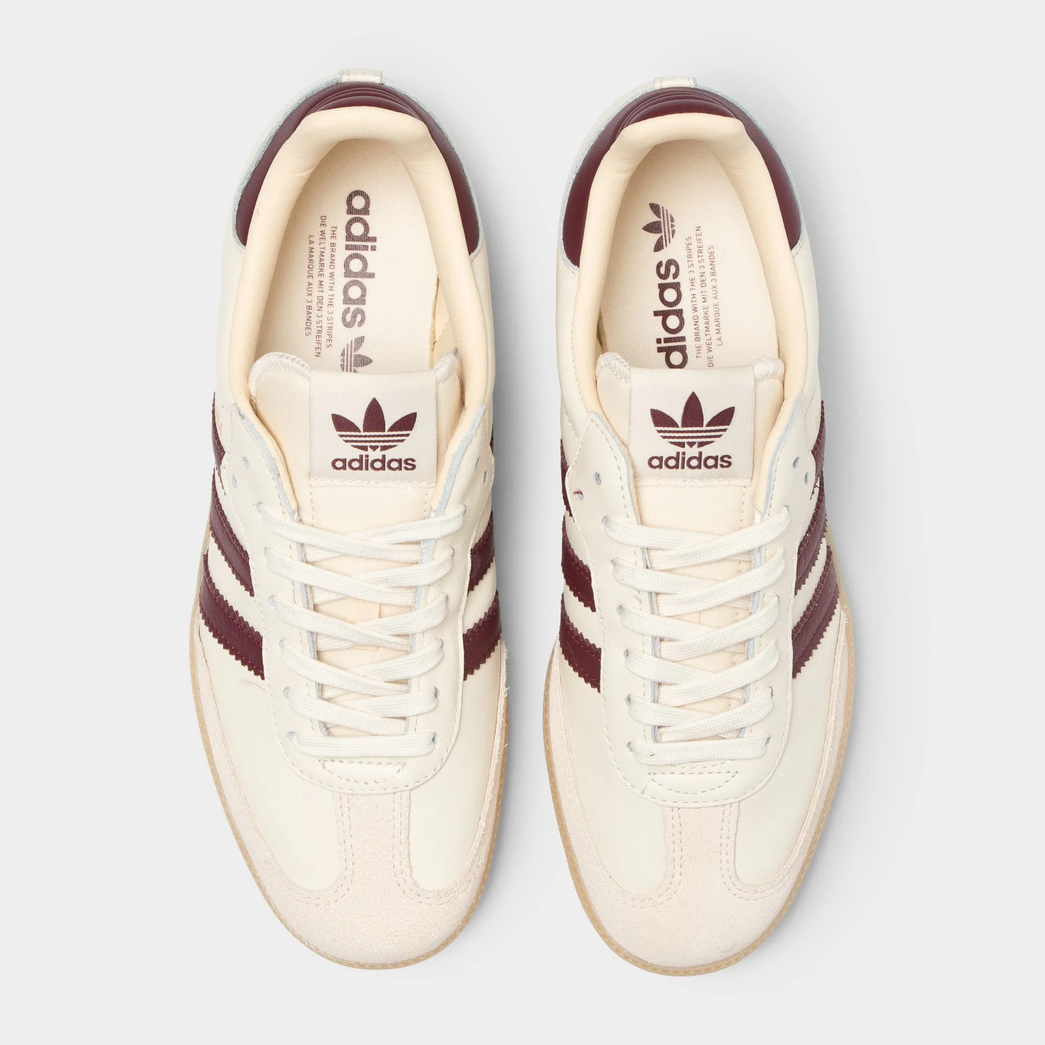 athletic style Enhanced Traction adidas Samba OG White / Red - Gum