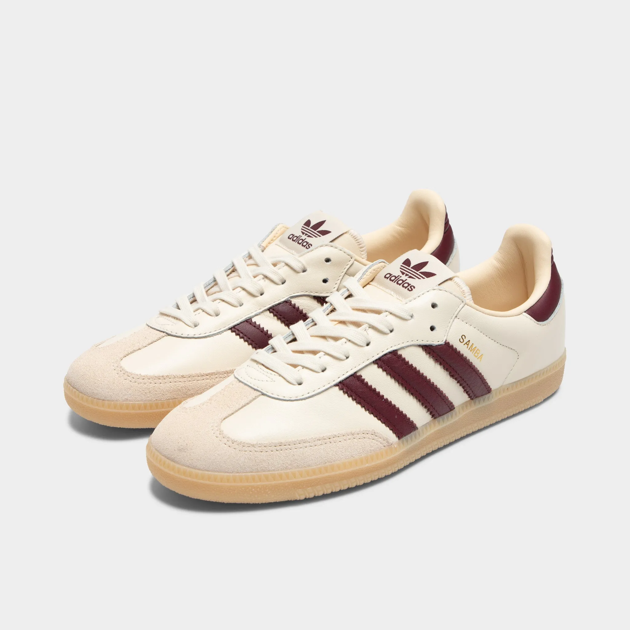 Lightweight Responsive Cushioning adidas Samba OG White / Red - Gum
