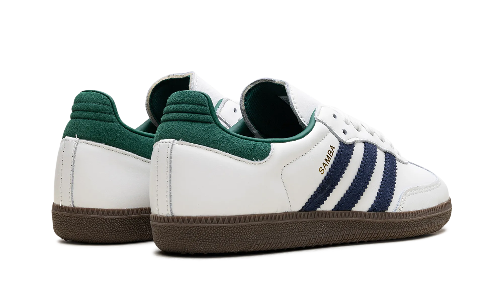 Samba OG "Black White Collegiate Green" Drill Run Sprint Step