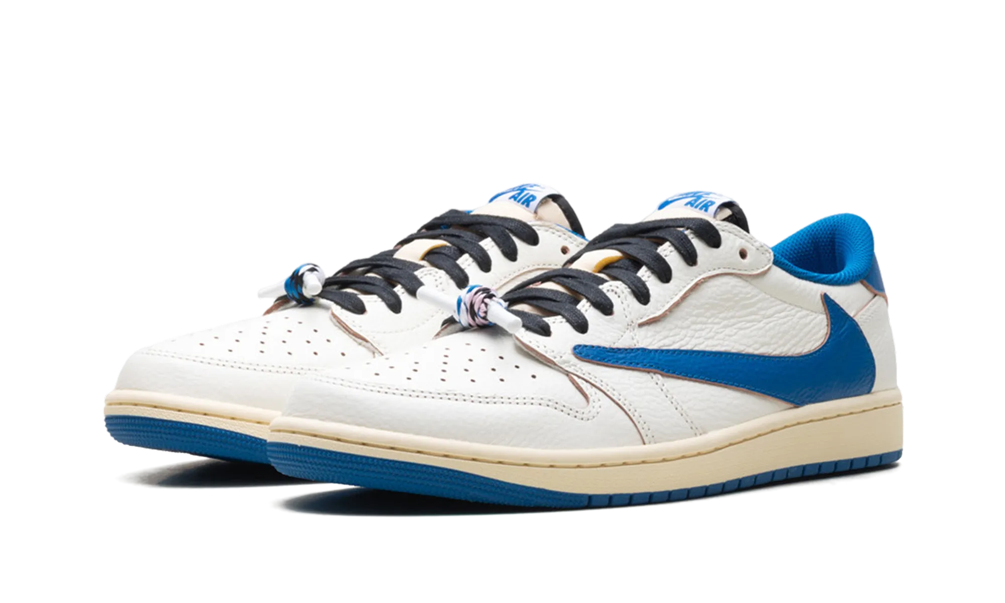 Customizable Fit Air Jordan 1 Low "Travis Scott - Fragment - Sail"